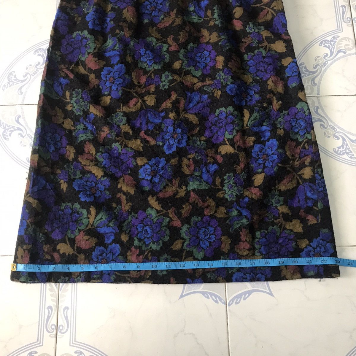Yves Saint Laurent YSL Yves Saint Laurent Full Of Flowers Skirt Size 31" - 16 Thumbnail