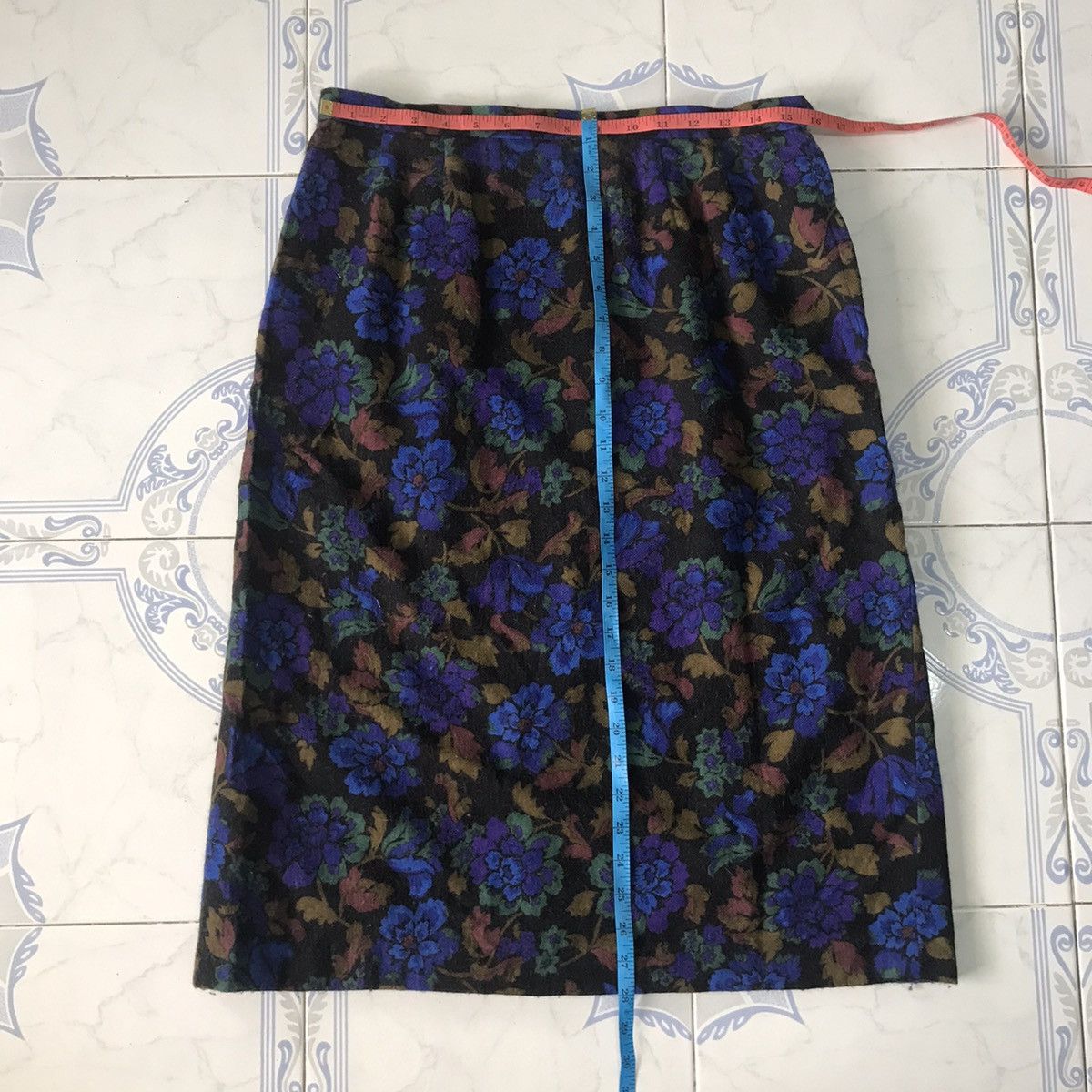 Yves Saint Laurent YSL Yves Saint Laurent Full Of Flowers Skirt Size 31" - 15 Thumbnail