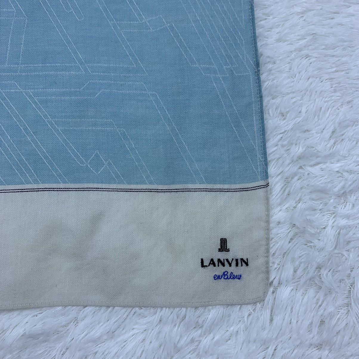 Lanvin LANVIN handkerchief handky bandana pocket square small logo Size ONE SIZE - 6 Thumbnail