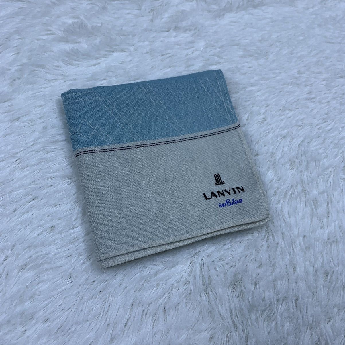 Lanvin LANVIN handkerchief handky bandana pocket square small logo Size ONE SIZE - 5 Thumbnail