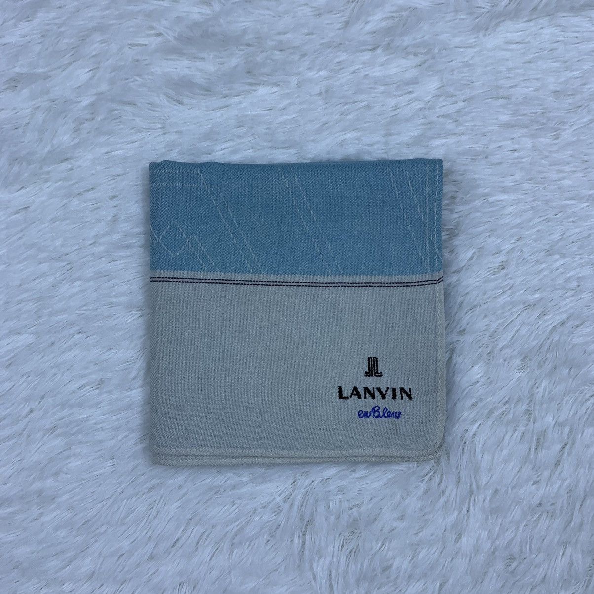 Lanvin LANVIN handkerchief handky bandana pocket square small logo Size ONE SIZE - 4 Thumbnail