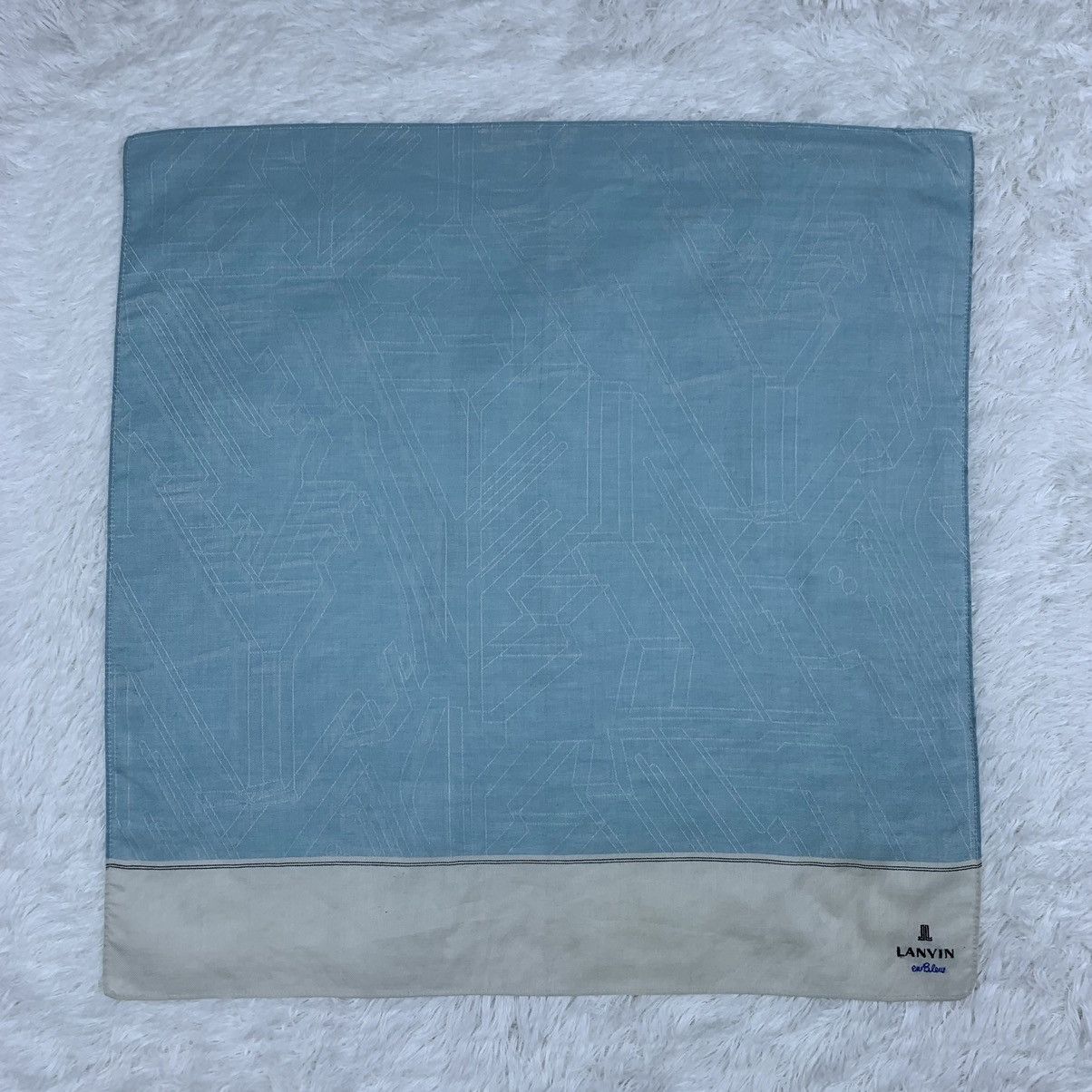 Lanvin LANVIN handkerchief handky bandana pocket square small logo Size ONE SIZE - 1 Thumbnail