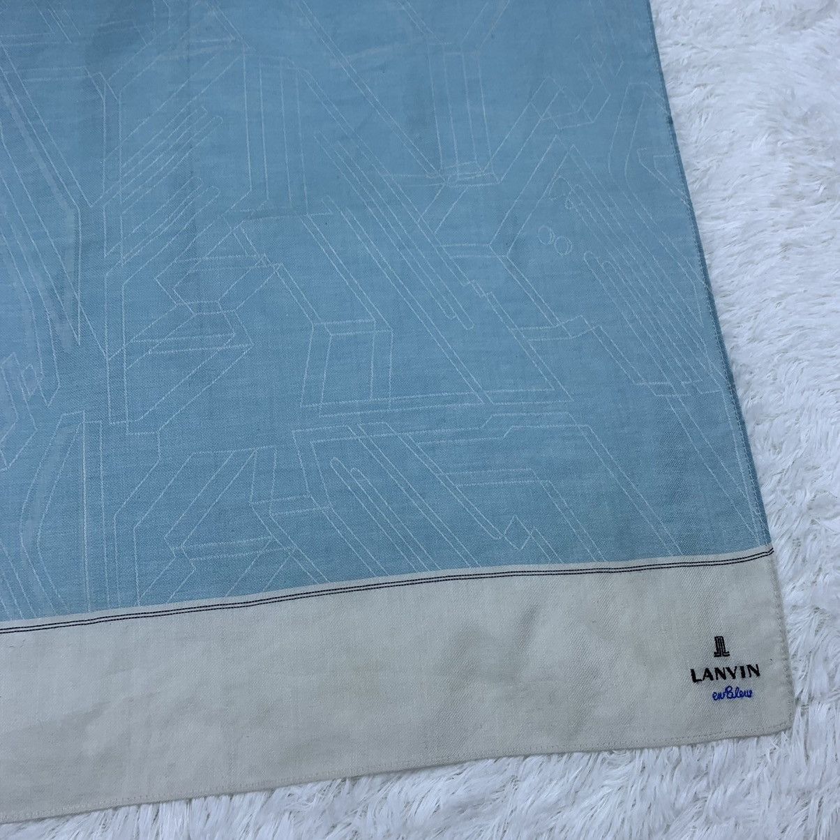 Lanvin LANVIN handkerchief handky bandana pocket square small logo Size ONE SIZE - 10 Thumbnail