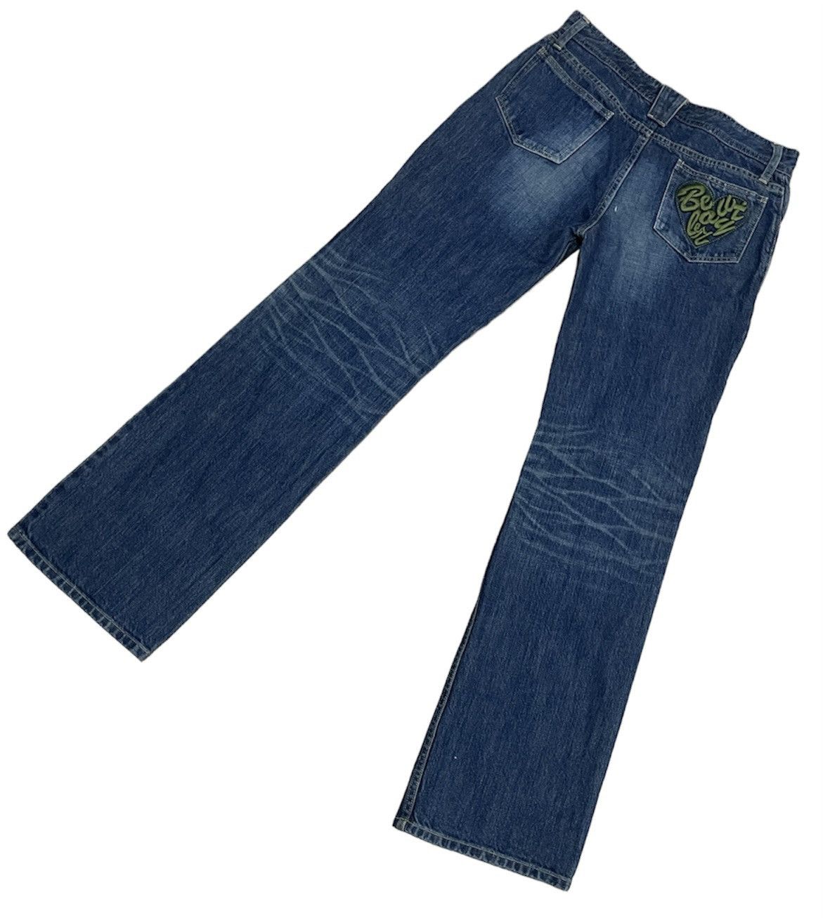Japanese Brand × KEITAMARUYAMA Rare💥Keita Maruyama Beauty Bar Peach John Style Jeans Size 31" - 8 Thumbnail