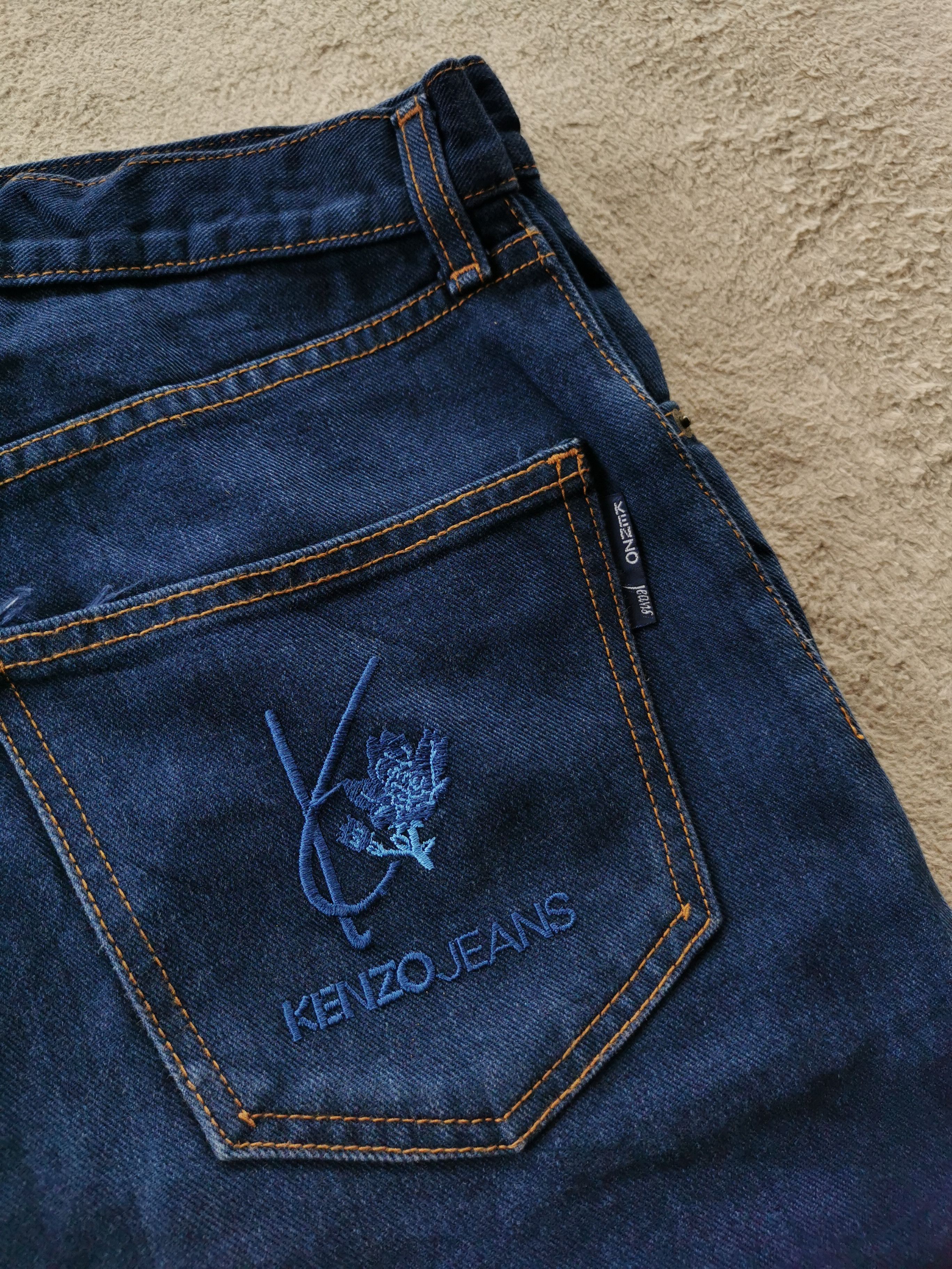 Japanese Brand Vintage Kenzo Japan Blue Jeans Size US 31 - 4 Thumbnail