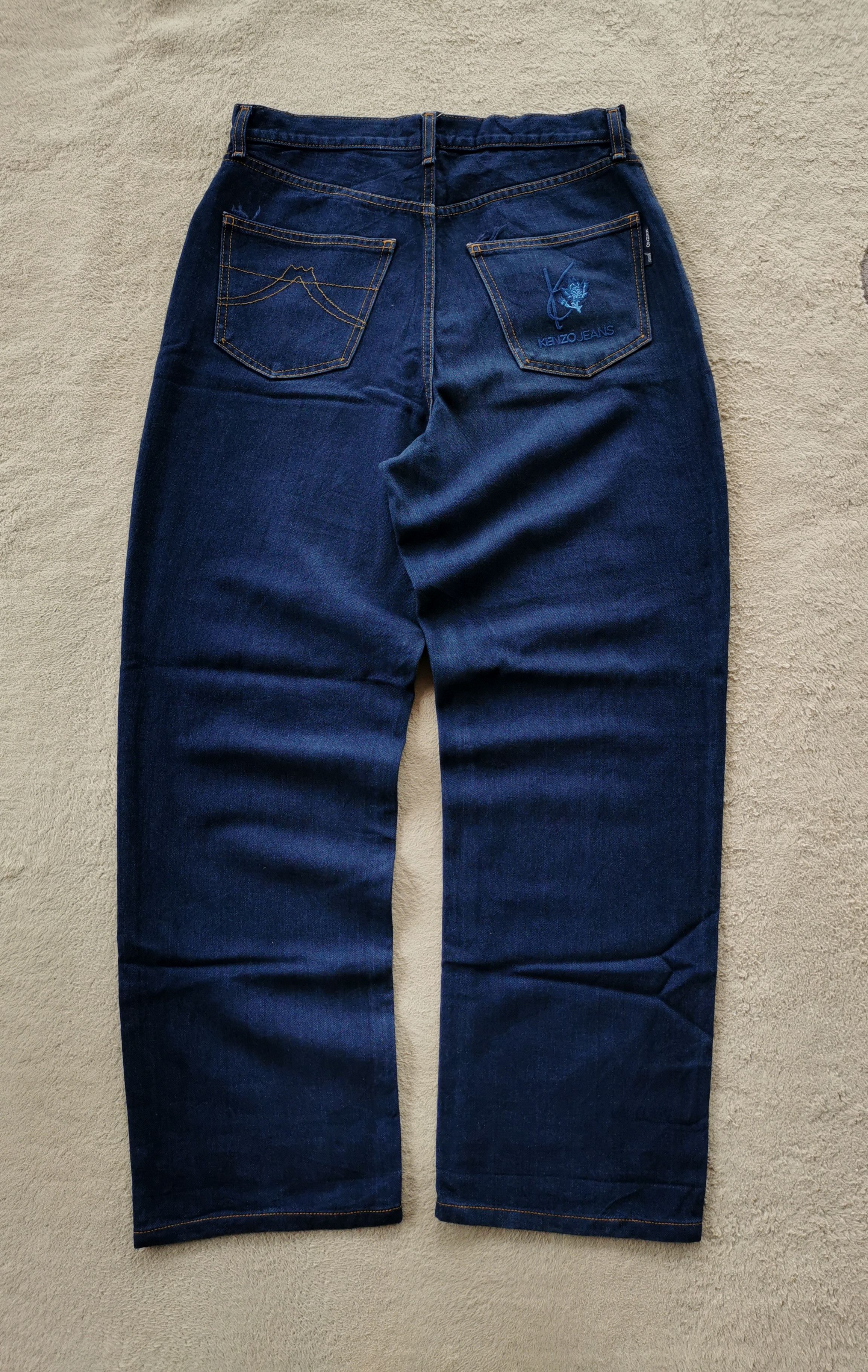 Japanese Brand Vintage Kenzo Japan Blue Jeans Size US 31 - 6 Thumbnail