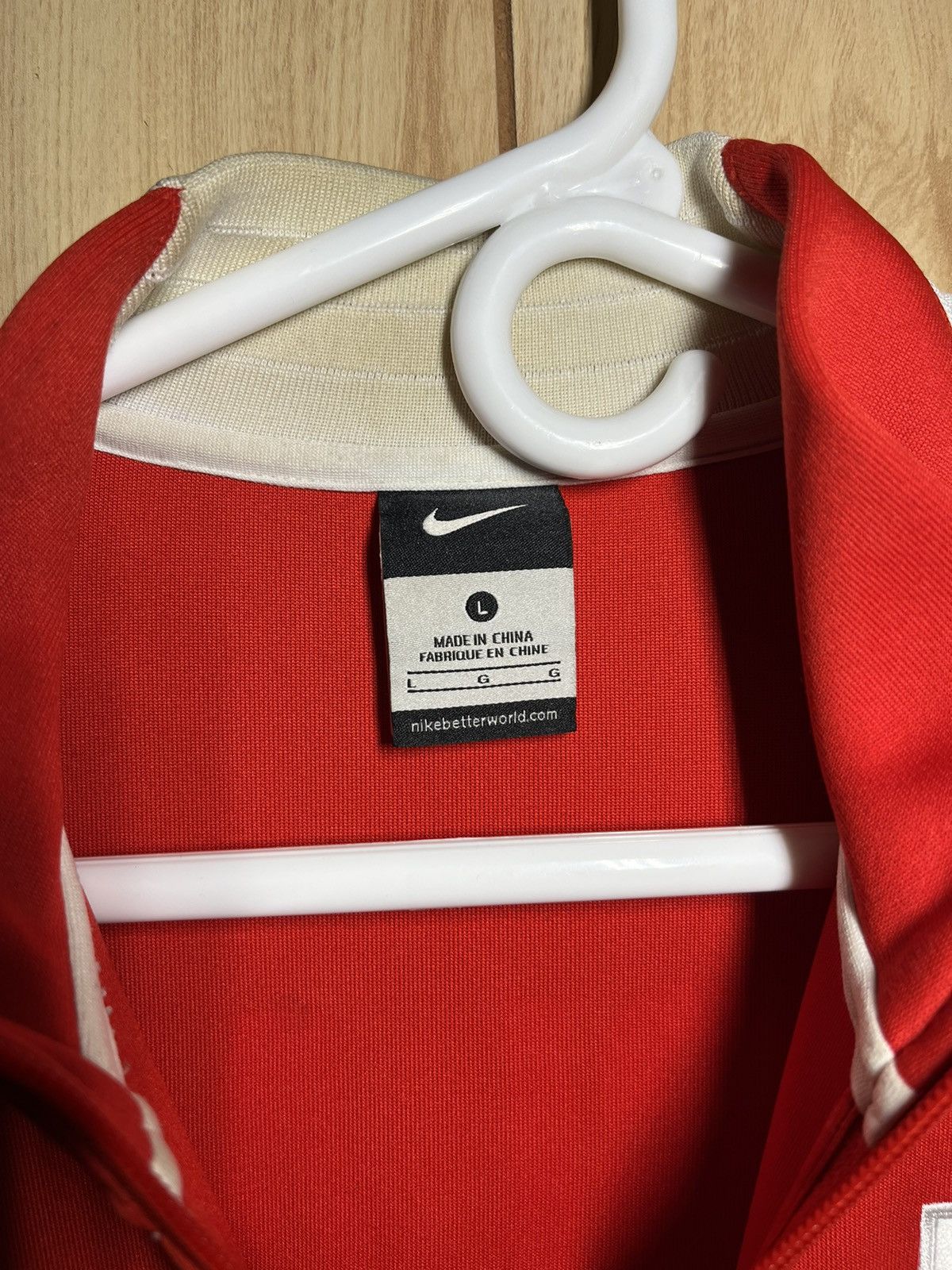 NIKE England World Cup 2014 N98 Full zip Soccer Jacket Sz M