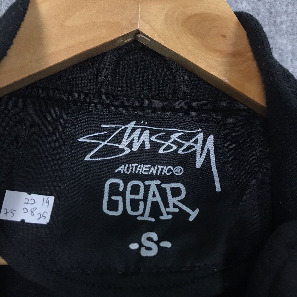 Stussy × Vintage VINTAGE STUSSY BLACK SWETER ZIPPIER JACKET Size US S / EU 44-46 / 1 - 6 Thumbnail