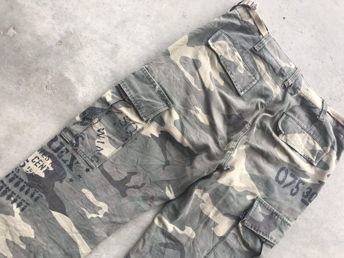 Avirex AVIREX 75th Anniversary Spell Out 13 Bomb Print Cargo Pant Size US 33 - 15 Thumbnail