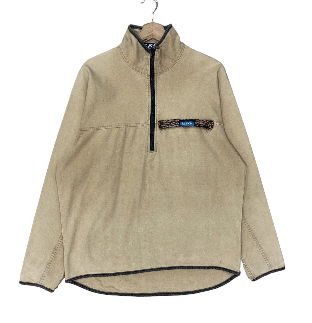 KAVU 🇺🇸 VTG KAVU HALF ZIPPER OUTDOOR JACKET Size US M / EU 48-50 / 2 - 2 Thumbnail