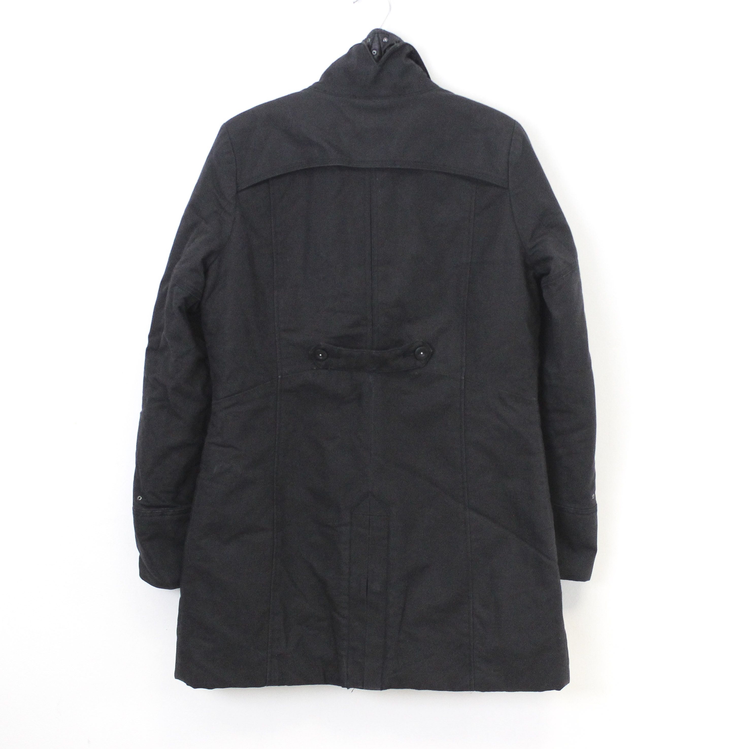G-Star Minor Trench Jacket Over Coat Black Zip Up Mac Rain Winter Size S / US 4 / IT 40 - 6 Thumbnail