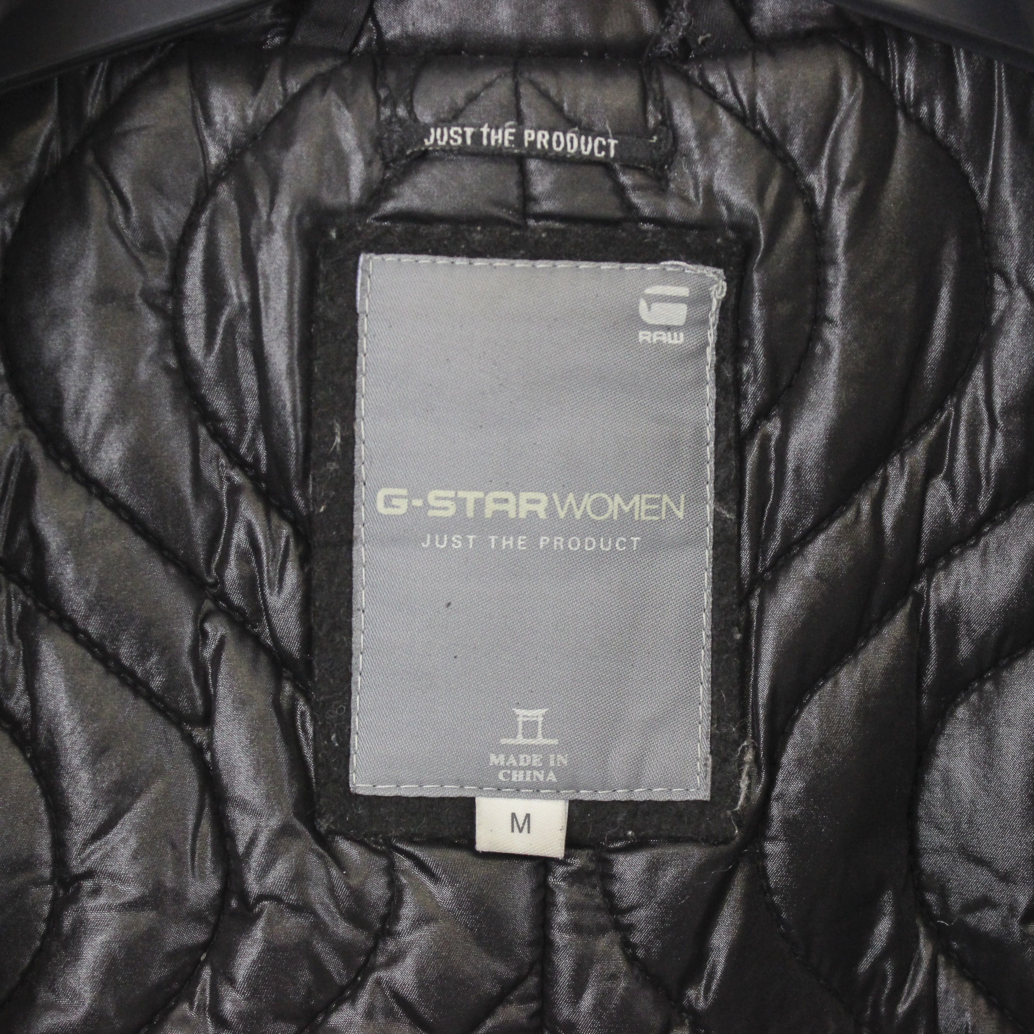 G-Star Minor Trench Jacket Over Coat Black Zip Up Mac Rain Winter Size S / US 4 / IT 40 - 7 Thumbnail