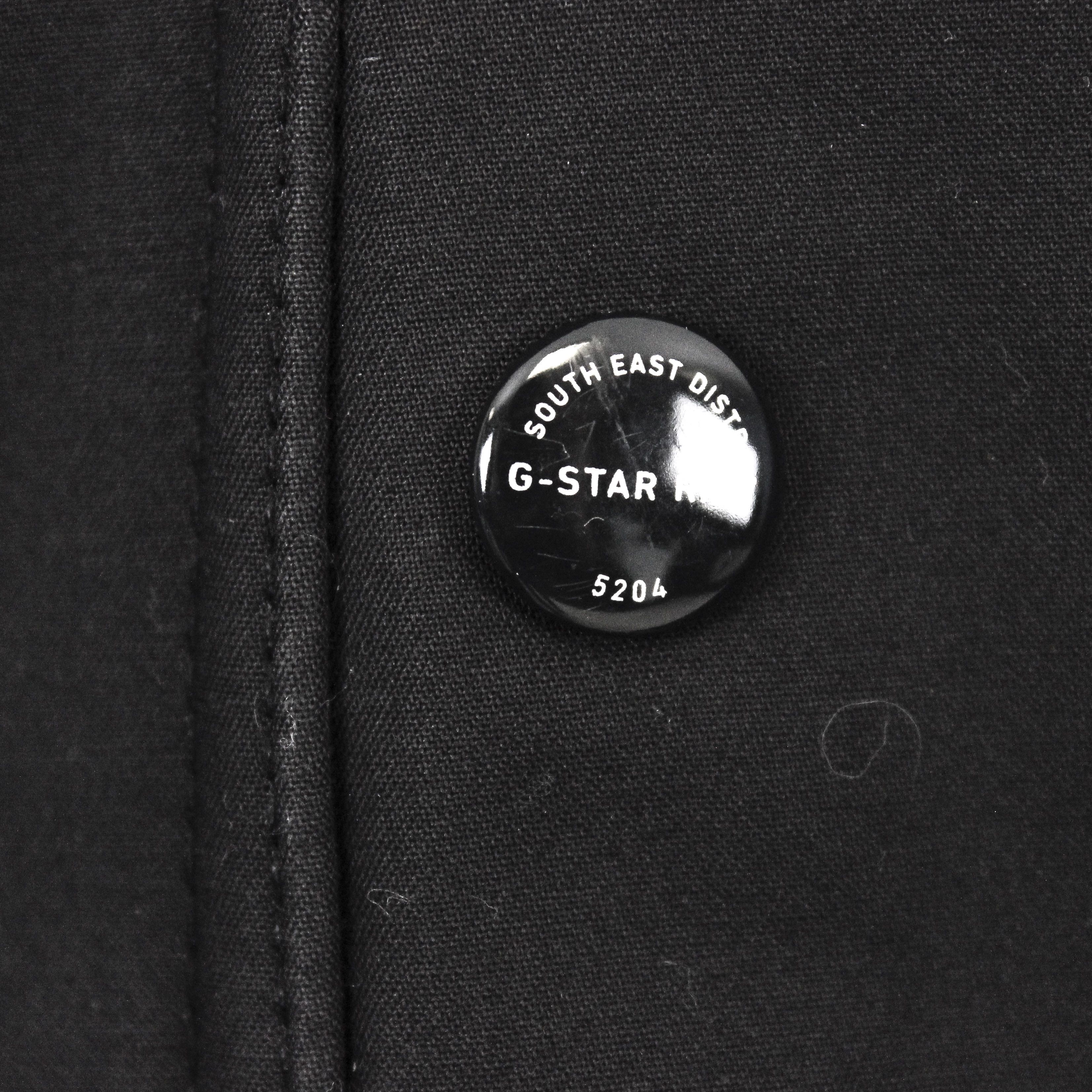 G-Star Minor Trench Jacket Over Coat Black Zip Up Mac Rain Winter Size S / US 4 / IT 40 - 4 Thumbnail