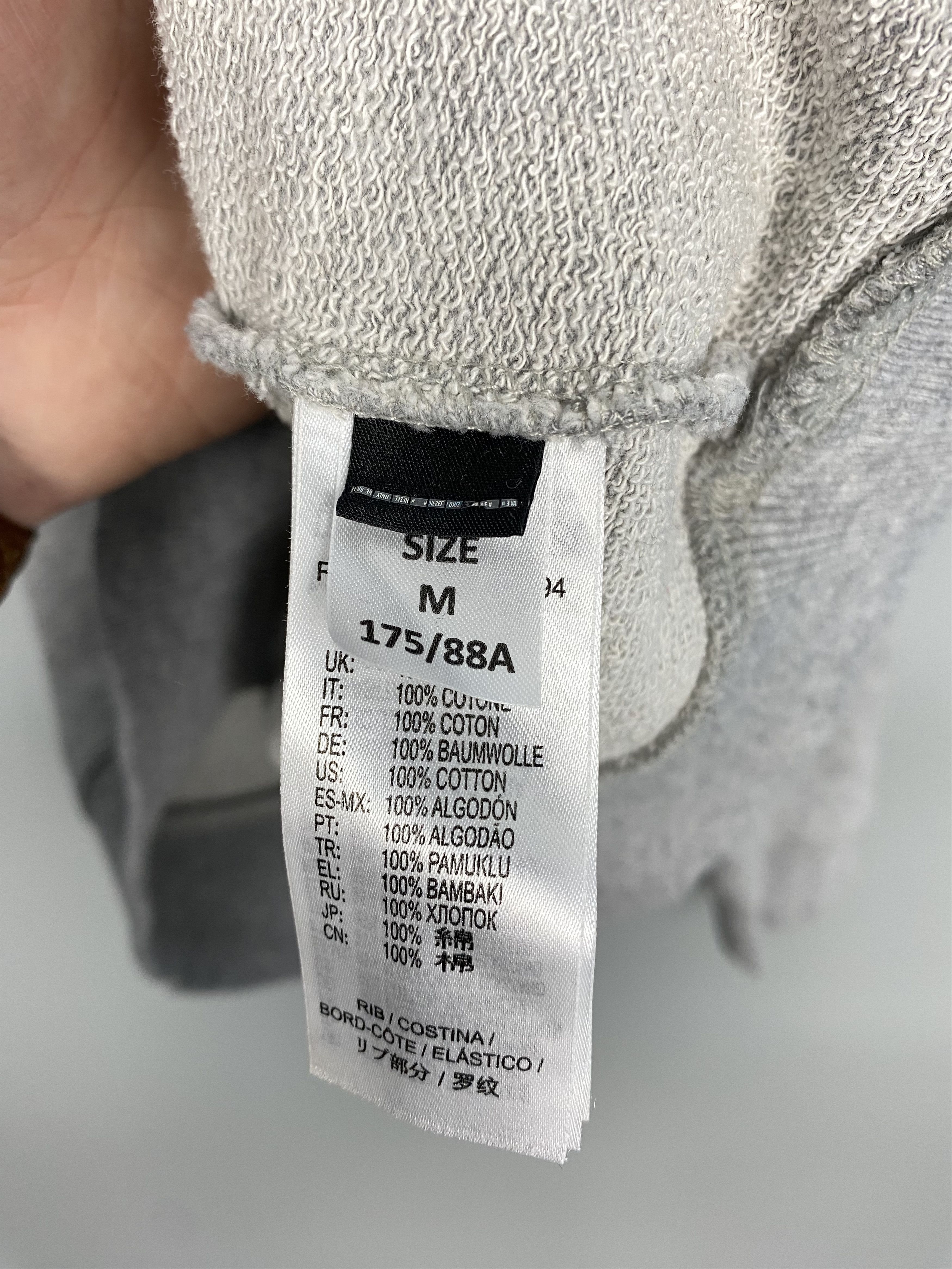 Diesel DIESEL Big Logo Sweatshirt Grey Size US M / EU 48-50 / 2 - 5 Thumbnail