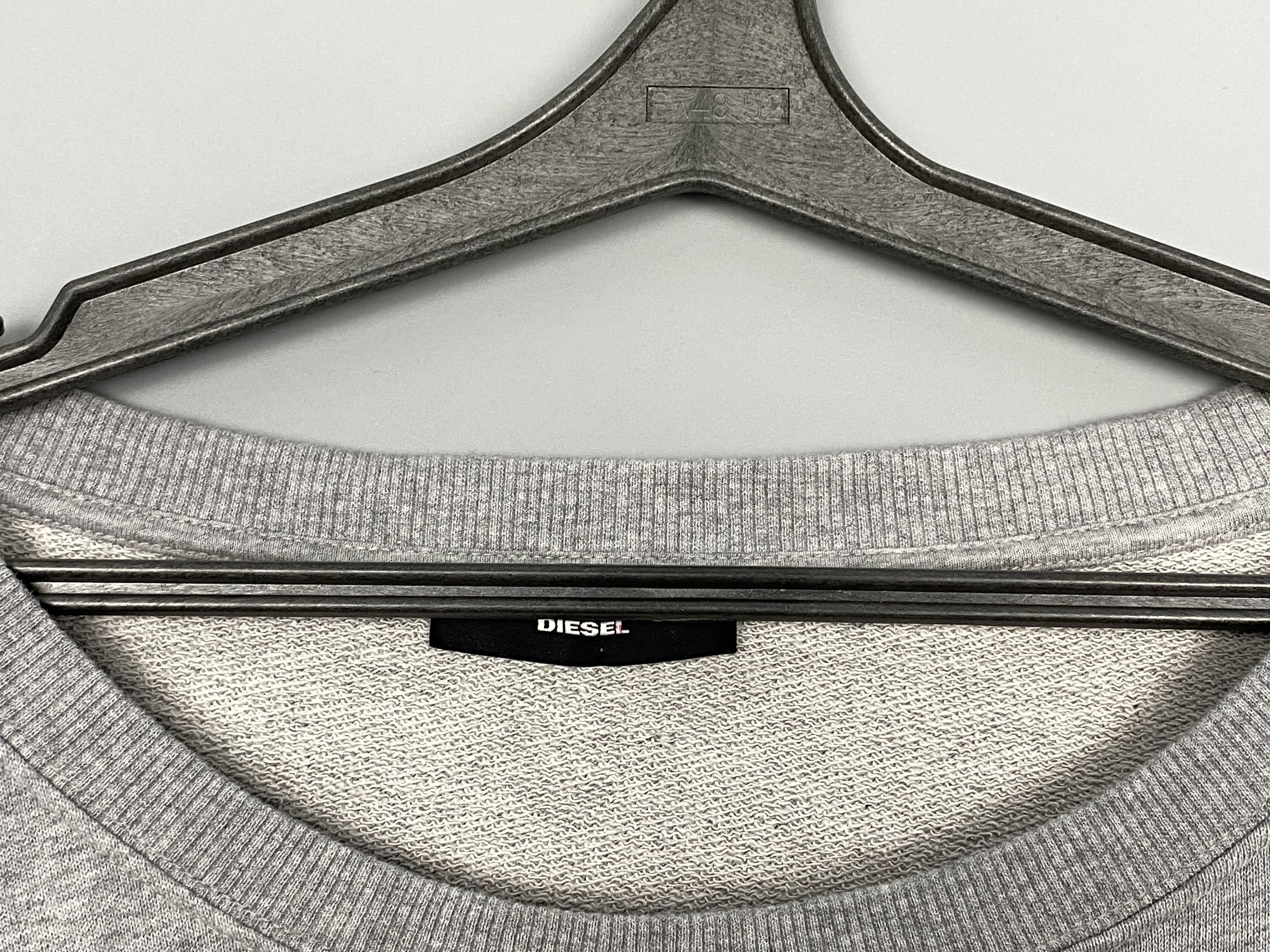 Diesel DIESEL Big Logo Sweatshirt Grey Size US M / EU 48-50 / 2 - 4 Thumbnail