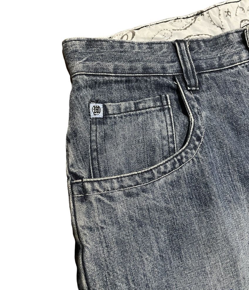 Vintage Vintage Tupac Makaveli Signature Bandana Paisley Baggy Jeans Size US 35 - 8 Thumbnail