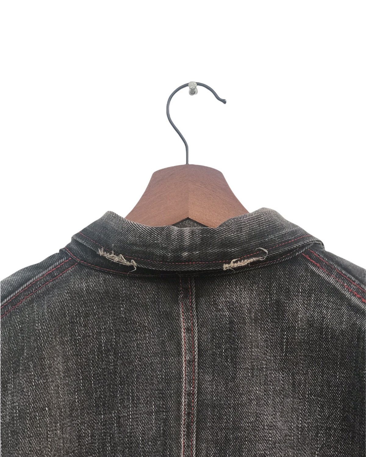 Japanese Brand Denim Jacket Distressed by Royal Blue Size US M / EU 48-50 / 2 - 14 Thumbnail