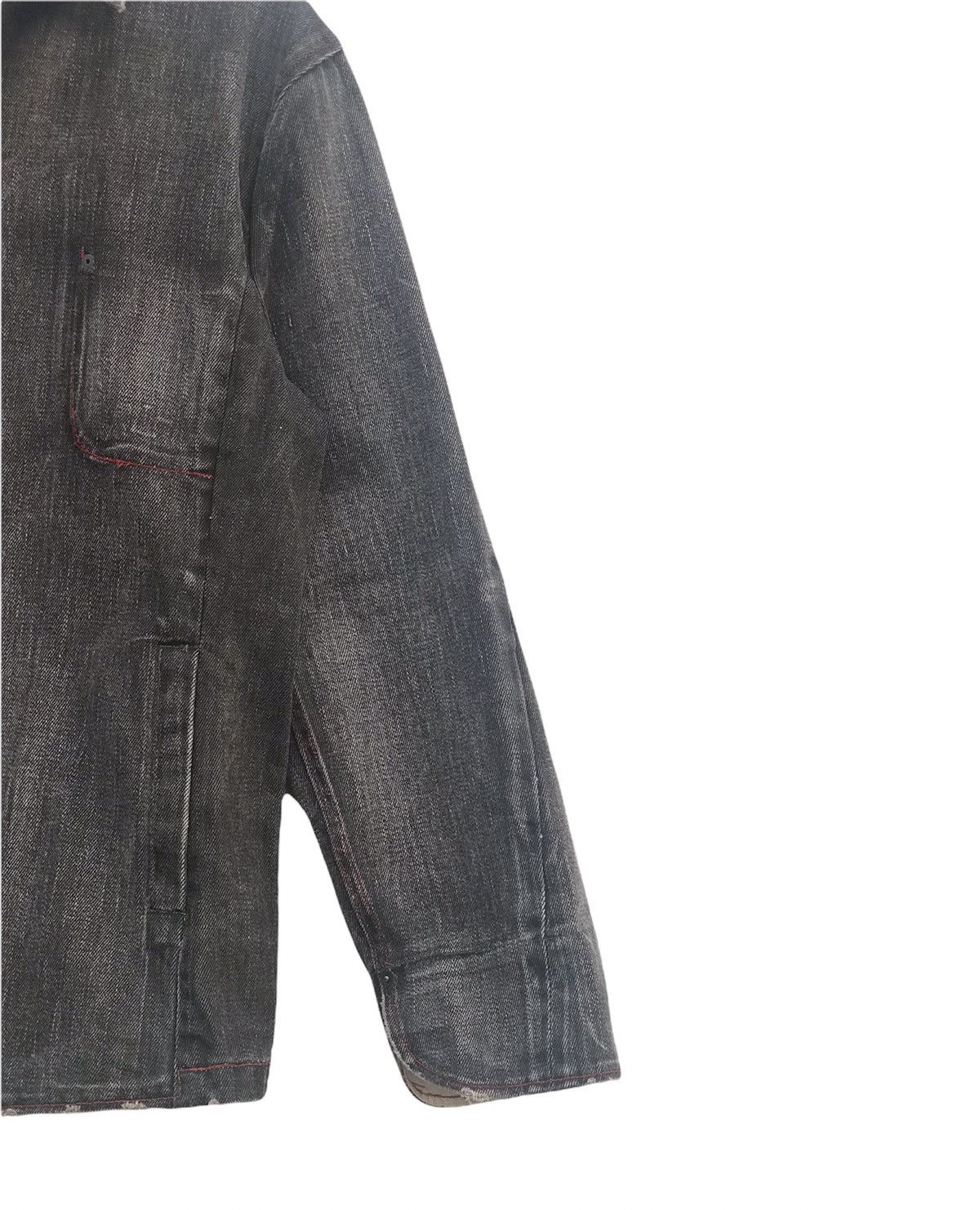 Japanese Brand Denim Jacket Distressed by Royal Blue Size US M / EU 48-50 / 2 - 2 Thumbnail