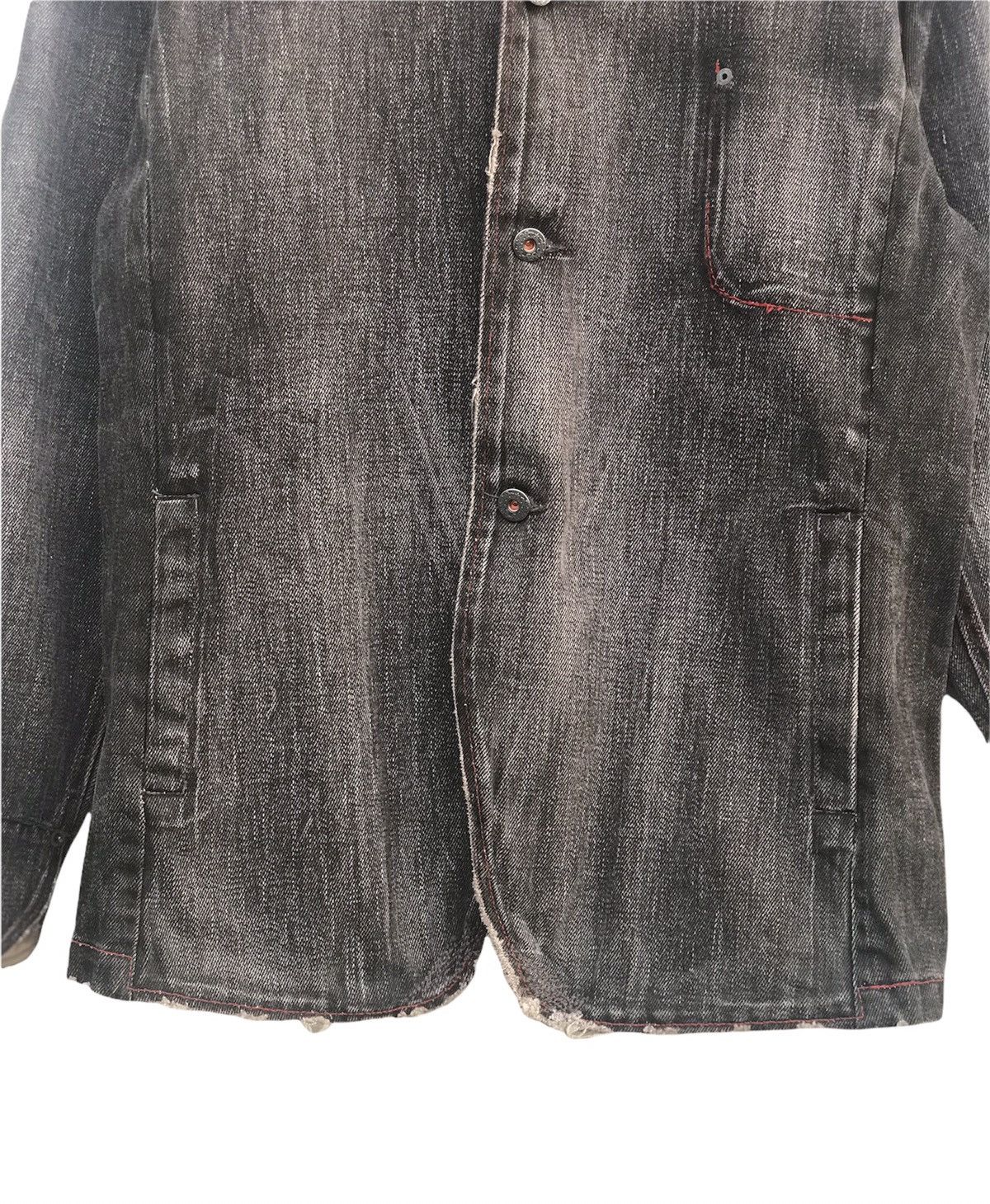 Japanese Brand Denim Jacket Distressed by Royal Blue Size US M / EU 48-50 / 2 - 5 Thumbnail