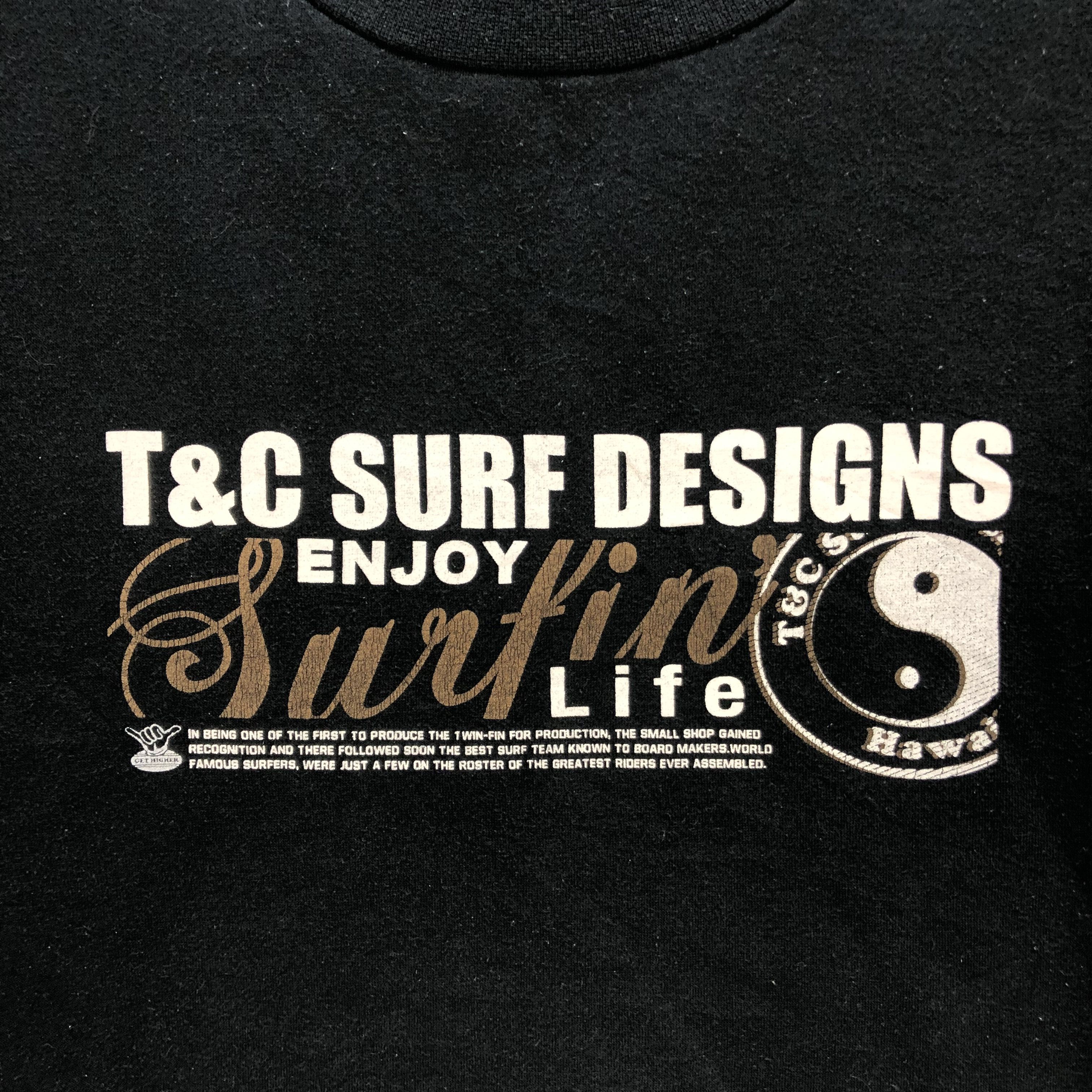 Vintage T&C Surf Design Big Logo Surfwear Sweatshirts #5793-207 Size US XL / EU 56 / 4 - 4 Thumbnail