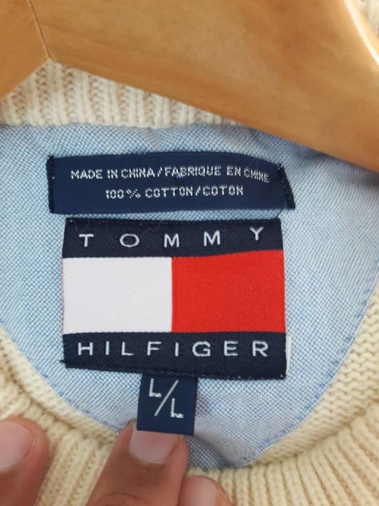 Tommy Hilfiger Vintage Tommy Hilfiger big size knitwear Size US XL / EU 56 / 4 - 4 Thumbnail