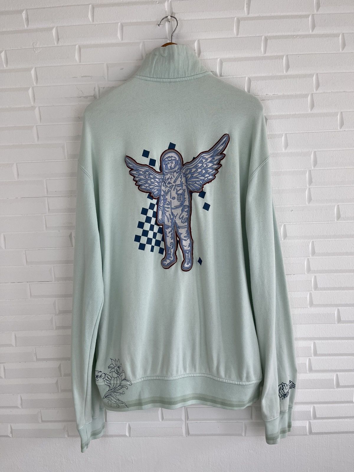 Quiksilver 90’s Surfing QUIKSILVER ASTRONAUT Sweatshirt Size US L / EU 52-54 / 3 - 1 Thumbnail