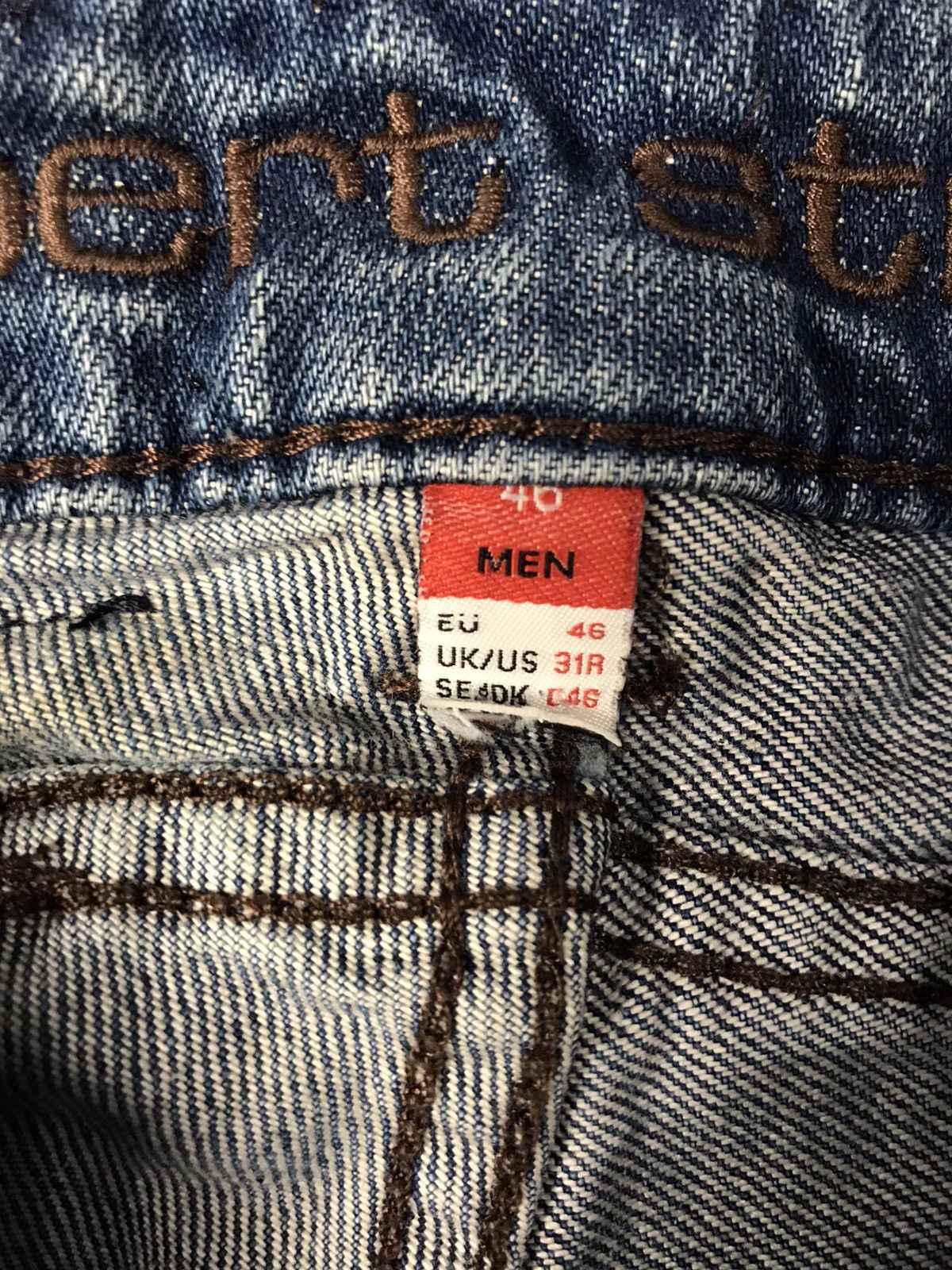 Vintage Vintage Engelbert Strauss Blue Washed Cargo Denim Carhartt Size US 31 - 6 Thumbnail