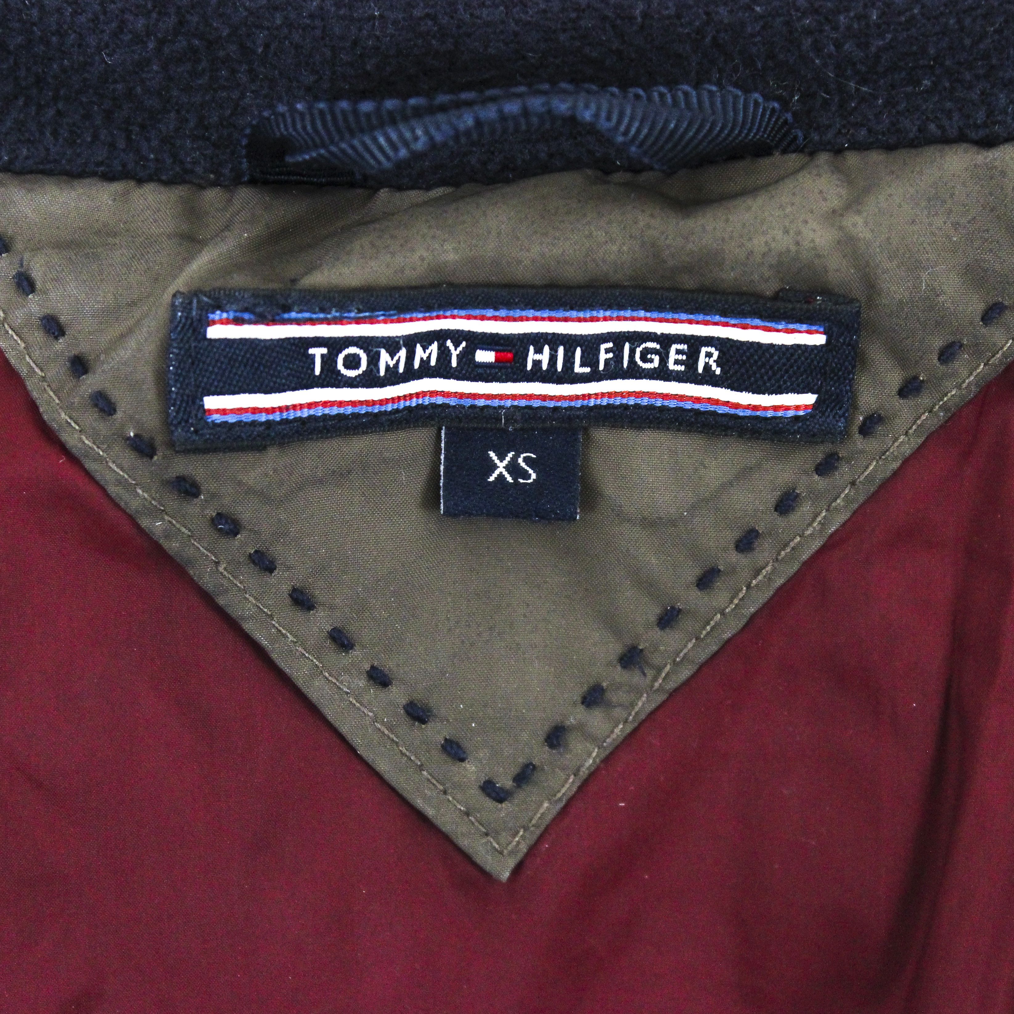 Tommy Hilfiger Hooded Parka Jacket Long Over Coat Outdoors Winter Zip Size XS / US 0-2 / IT 36-38 - 6 Thumbnail