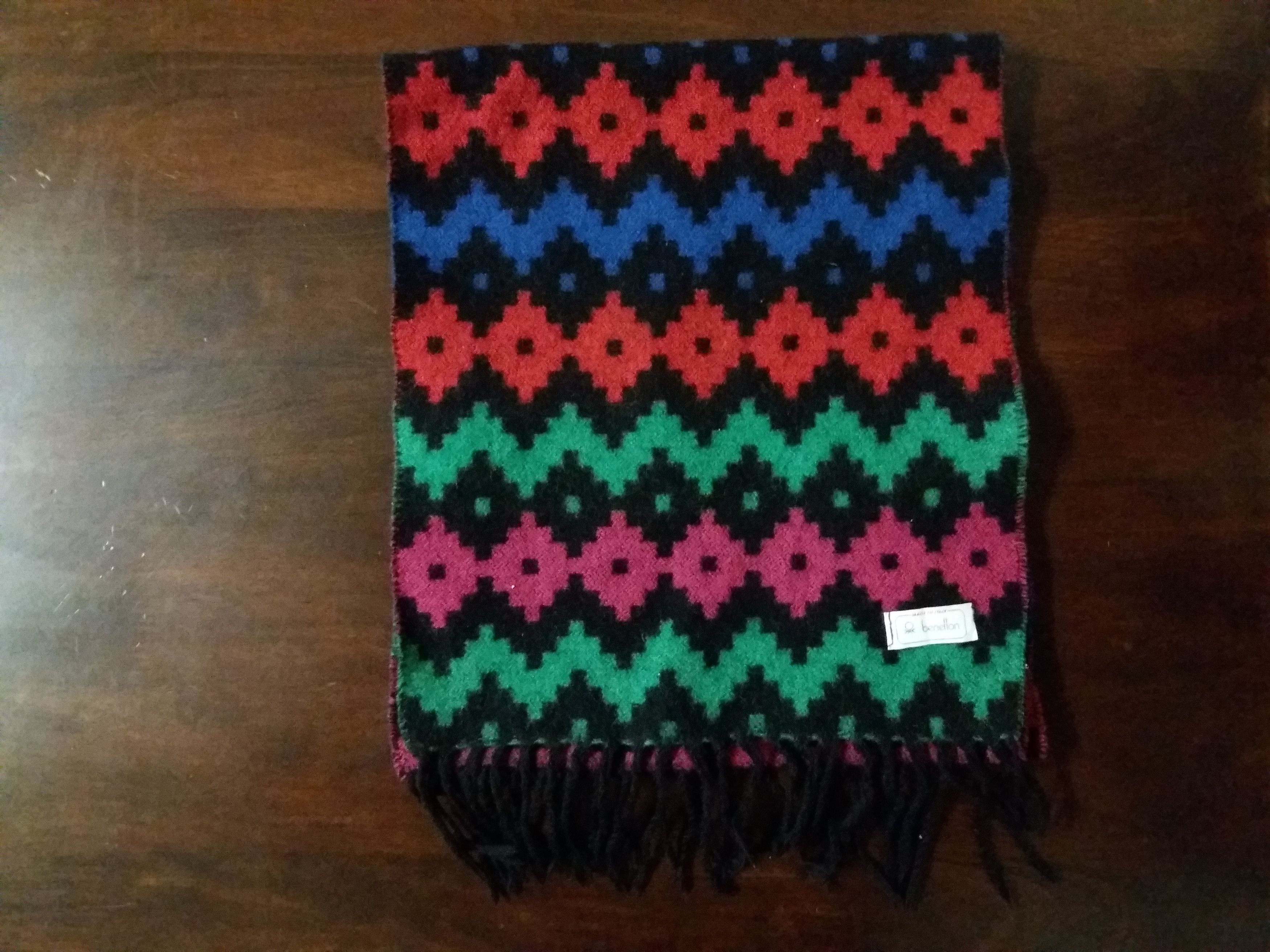 Benetton Benetton muffler/scarves made in italy Size ONE SIZE - 2 Thumbnail