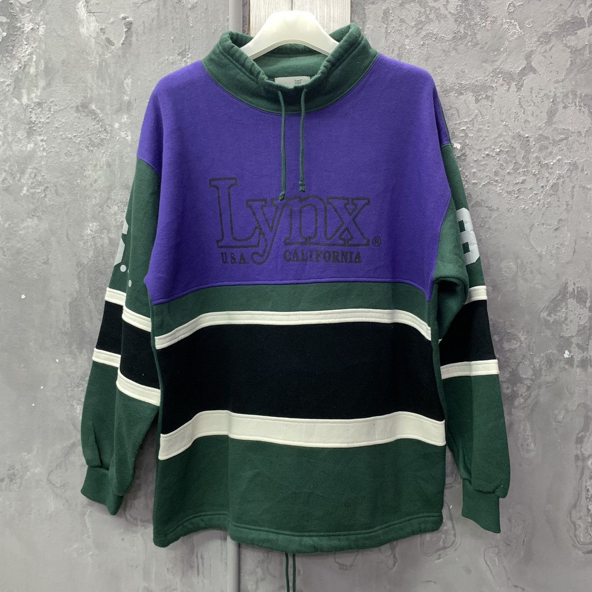 Vintage Vintage Lynx Turtleneck Sweatshirt Big Logo Size US M / EU 48-50 / 2 - 2 Thumbnail