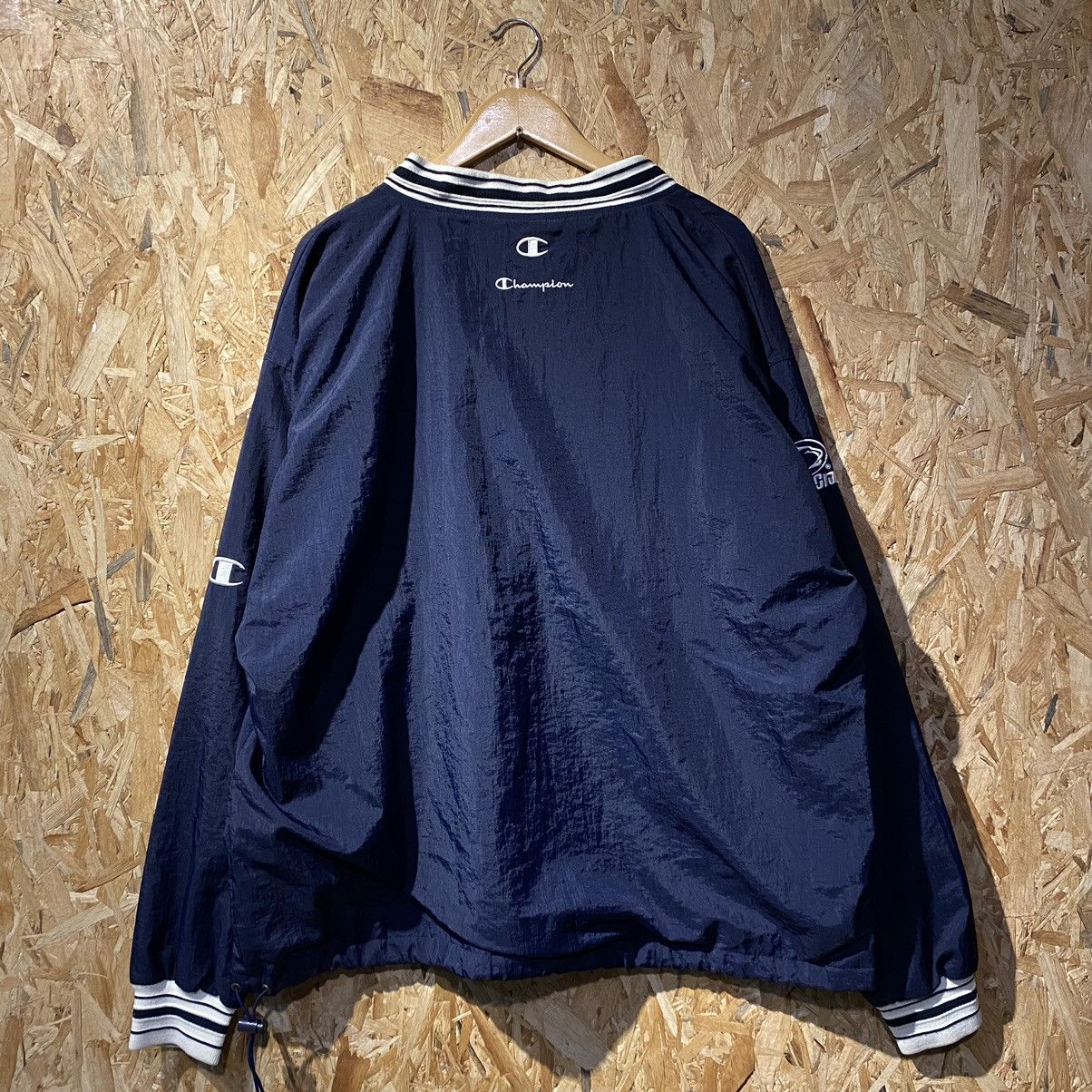 Champion × Penn × Vintage VINTAGE 90s RARE‼️Champion Pen State Windbreaker Jacket Line Size US XL / EU 56 / 4 - 2 Thumbnail