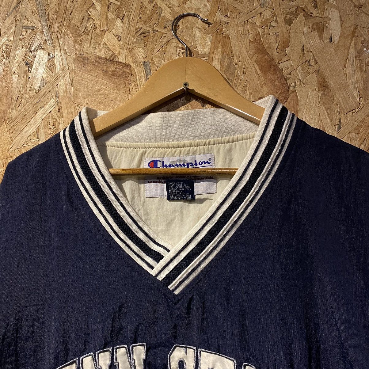 Champion × Penn × Vintage VINTAGE 90s RARE‼️Champion Pen State Windbreaker Jacket Line Size US XL / EU 56 / 4 - 4 Thumbnail
