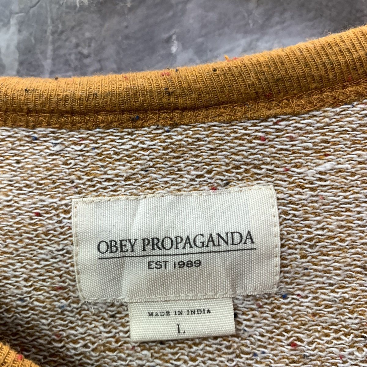 Obey Obey Propaganda Terrycloth Sweatshirt Size US L / EU 52-54 / 3 - 6 Thumbnail