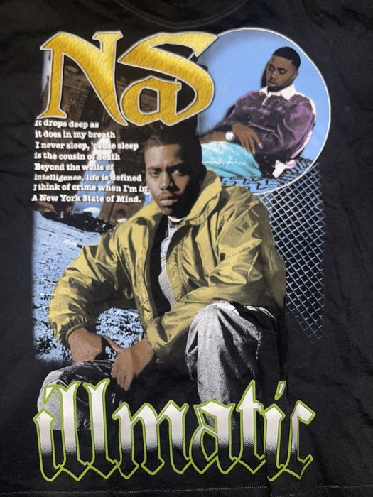 Vintage EFFN Clothing Nas Tee | Grailed