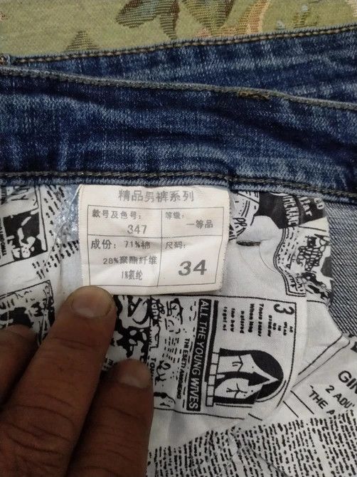 Japanese Brand JEEP DENIM JEANS Size US 35 - 17 Thumbnail