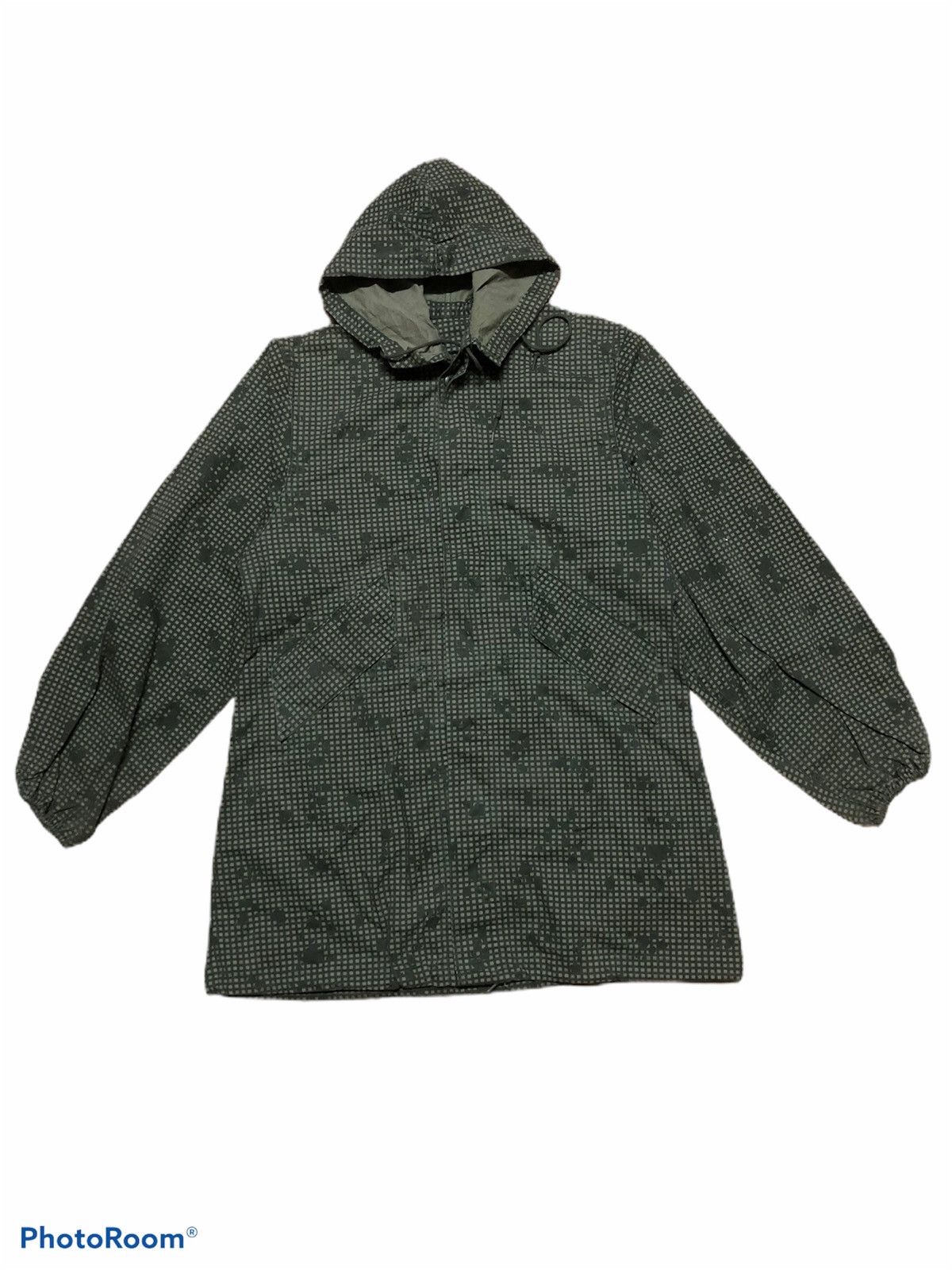 Vintage 🔥LIKE NEW❌Rain Parka Night Camouflage Desert NATO 7 Size US M / EU 48-50 / 2 - 2 Thumbnail