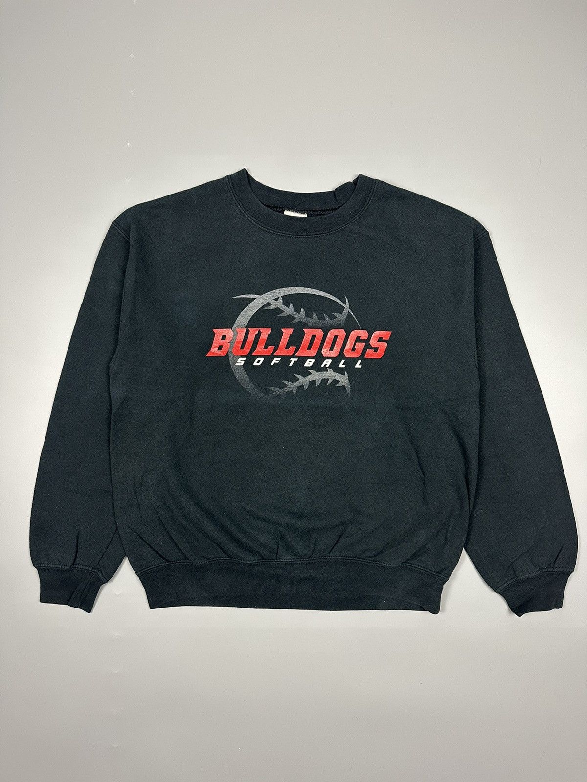 Gildan × Vintage Vintage Bulldog Softball Spell Out Crewneck Sweatshirt Size US M / EU 48-50 / 2 - 1 Thumbnail