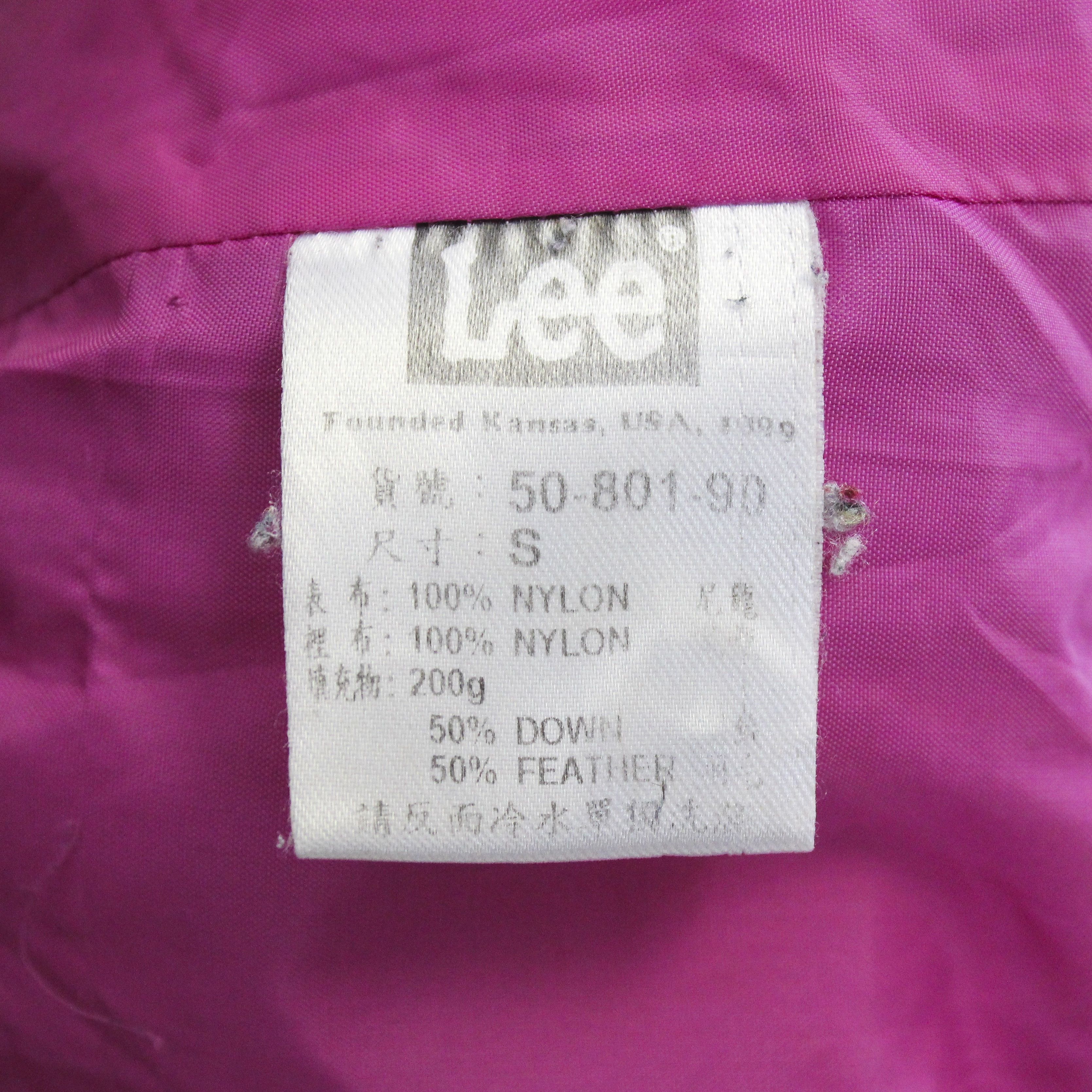 Lee Down Puffer Jacket Hooded Parka Coat Feather Padded Winter Size S / US 4 / IT 40 - 9 Thumbnail