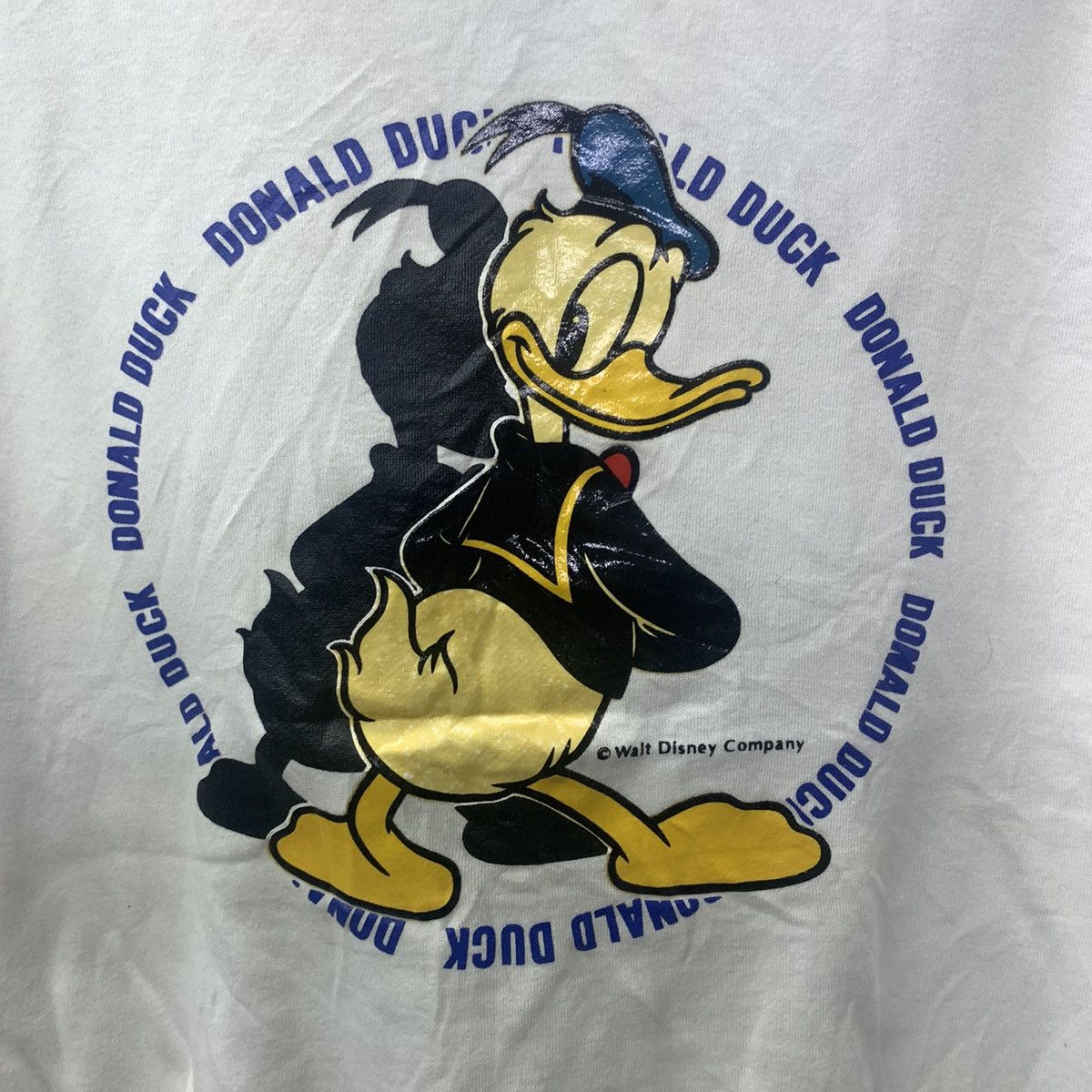 Disney × Mickey Inc × Vintage Vintage Donald Duck Big logo Sweatshirt Size US L / EU 52-54 / 3 - 3 Thumbnail