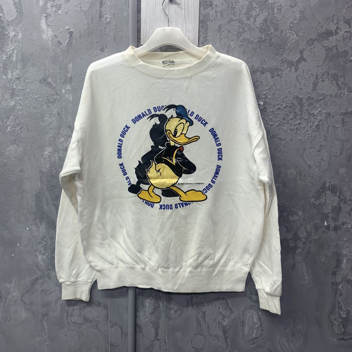 Disney × Mickey Inc × Vintage Vintage Donald Duck Big logo Sweatshirt Size US L / EU 52-54 / 3 - 2 Thumbnail