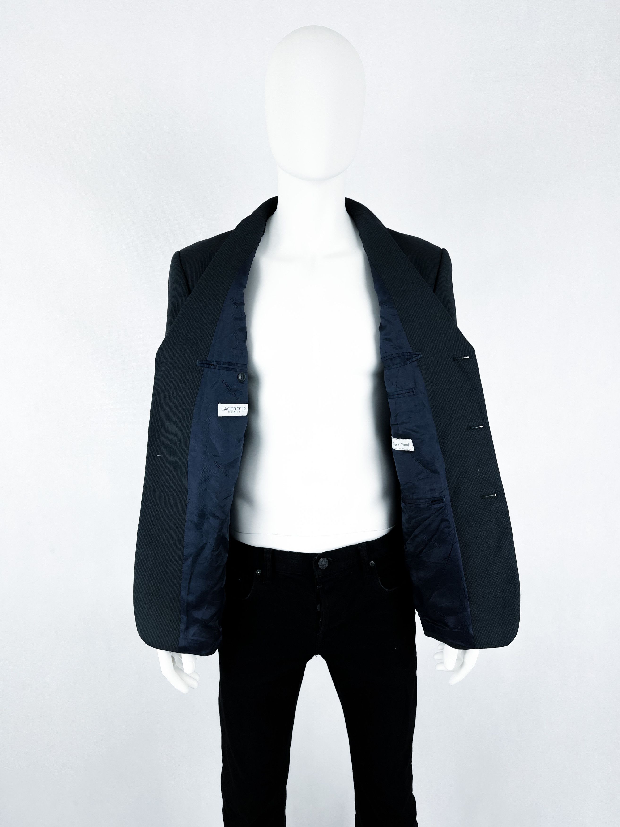 Karl Lagerfeld Karl Lagerfeld wool blazer jacket Size 48R - 5 Thumbnail