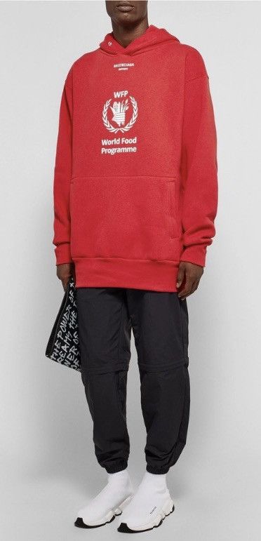 Balenciaga Balenciaga World Food Programme Hoodie Size US S / EU 44-46 / 1 - 8 Thumbnail