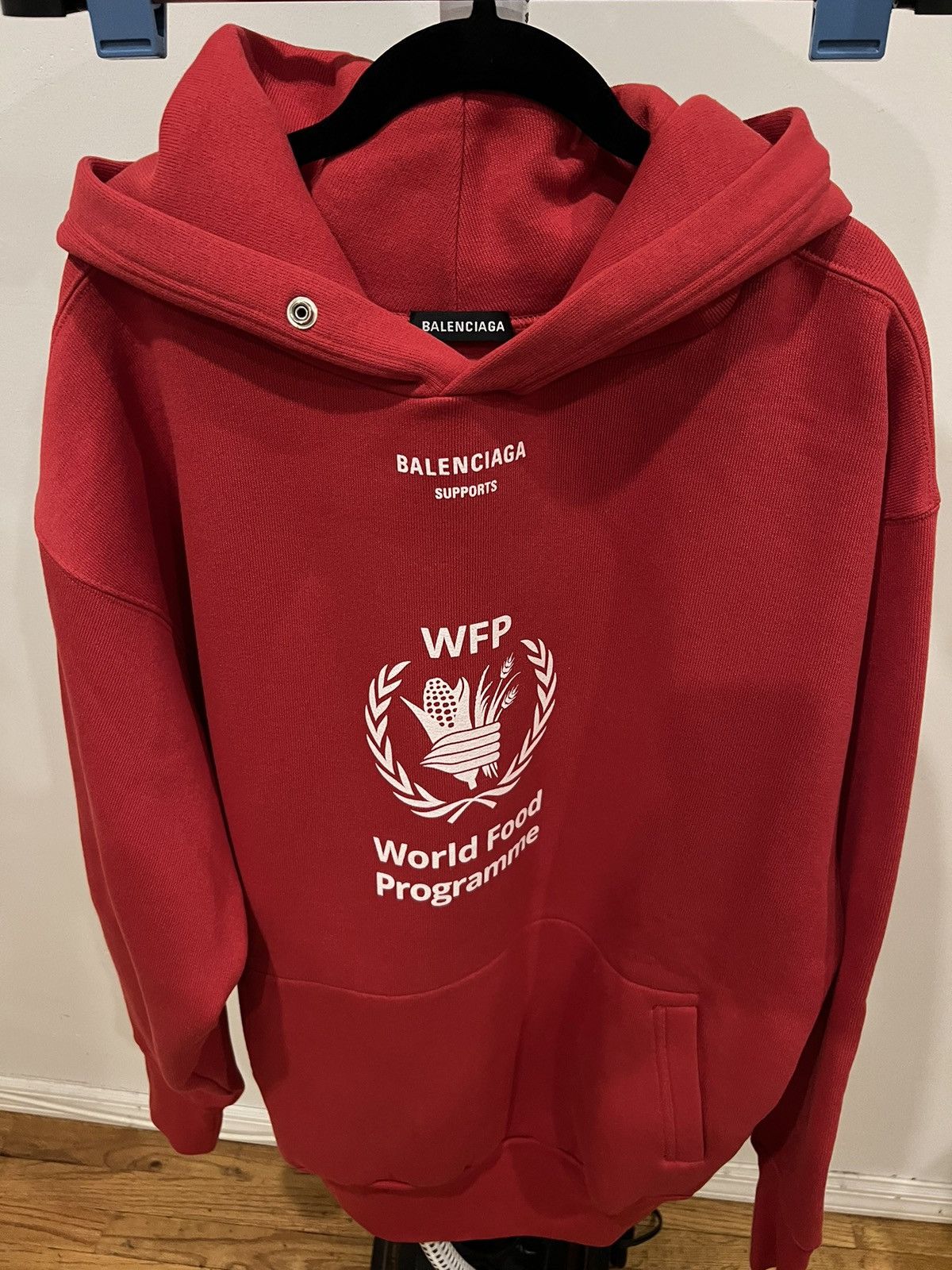 Balenciaga Balenciaga World Food Programme Hoodie Size US S / EU 44-46 / 1 - 17 Thumbnail