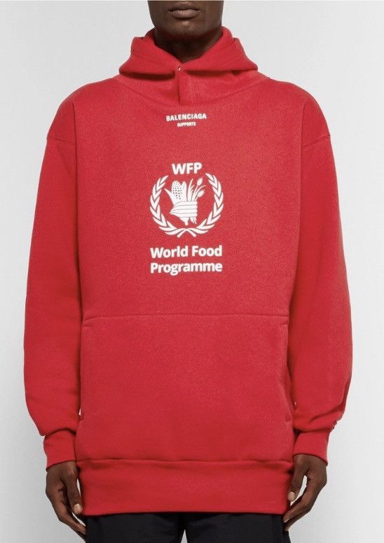 Balenciaga Balenciaga World Food Programme Hoodie Size US S / EU 44-46 / 1 - 9 Thumbnail