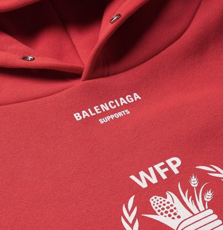 Balenciaga Balenciaga World Food Programme Hoodie Size US S / EU 44-46 / 1 - 10 Thumbnail