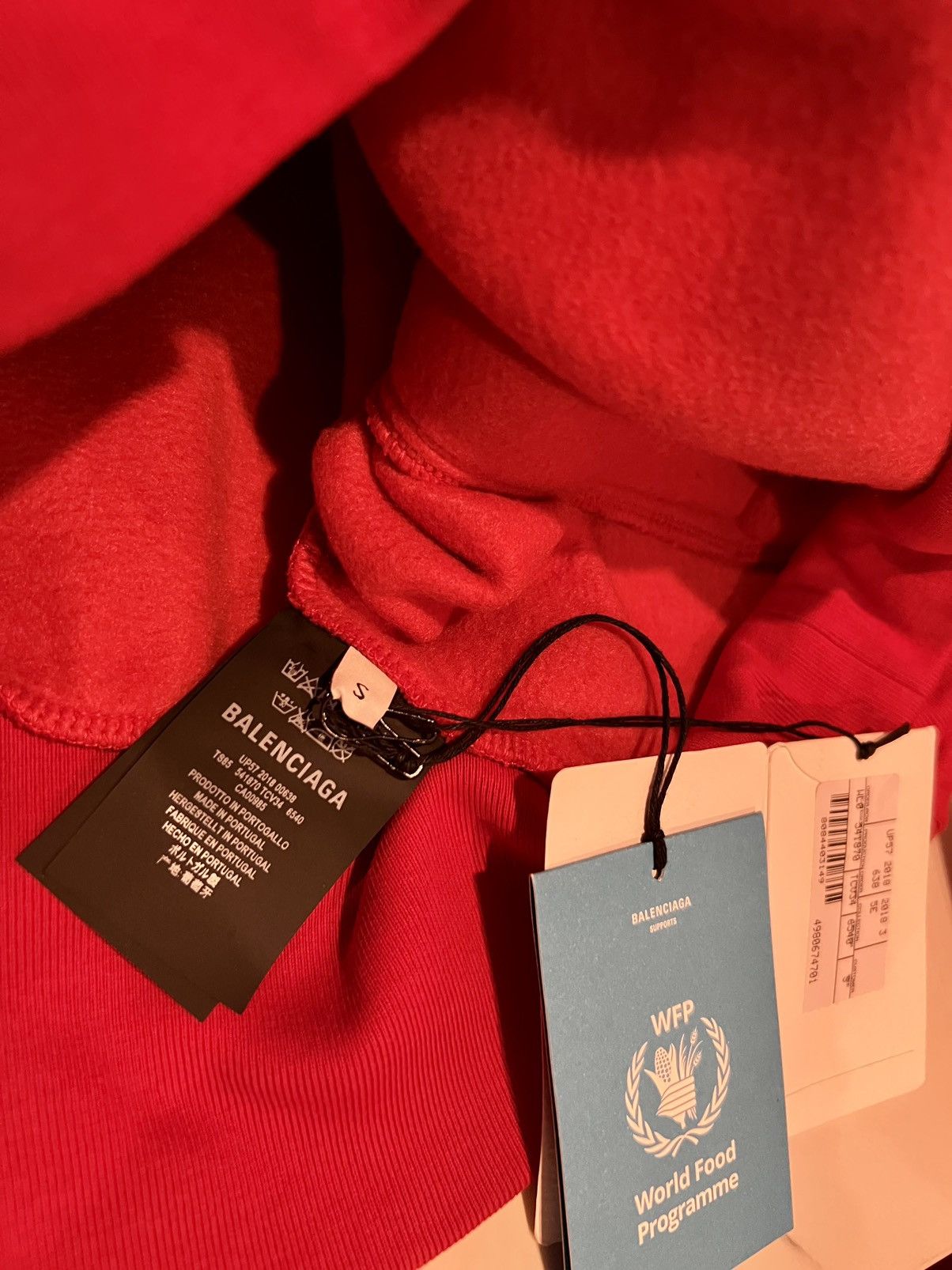 Balenciaga Balenciaga World Food Programme Hoodie Size US S / EU 44-46 / 1 - 7 Thumbnail