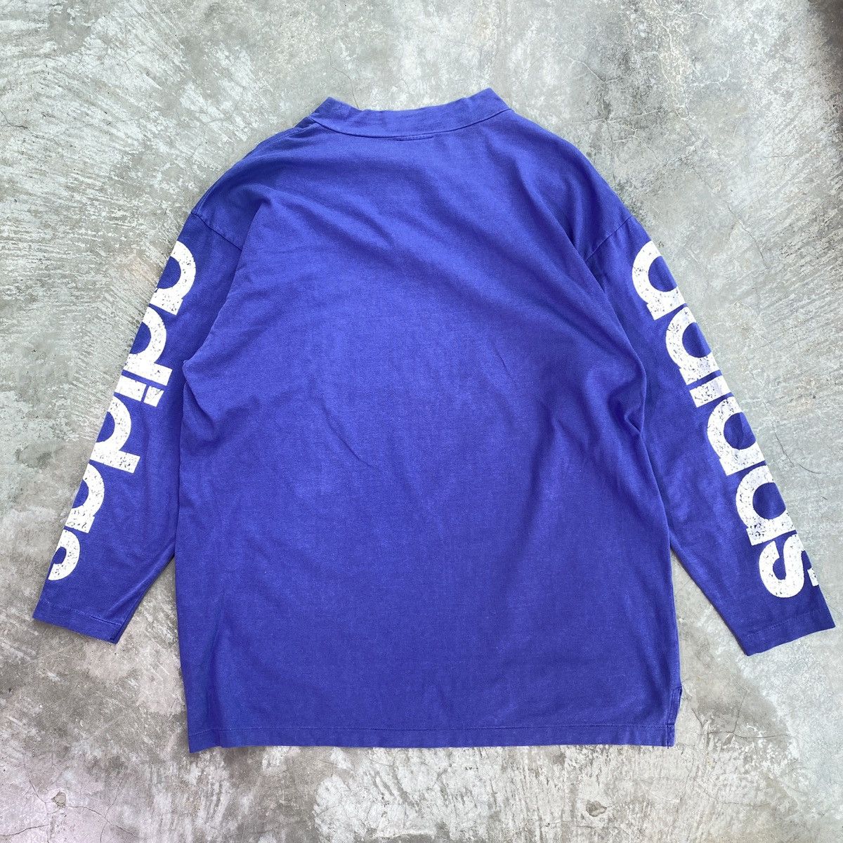 intage 90s Adidas Trefoil Big Logo Long Sleeve