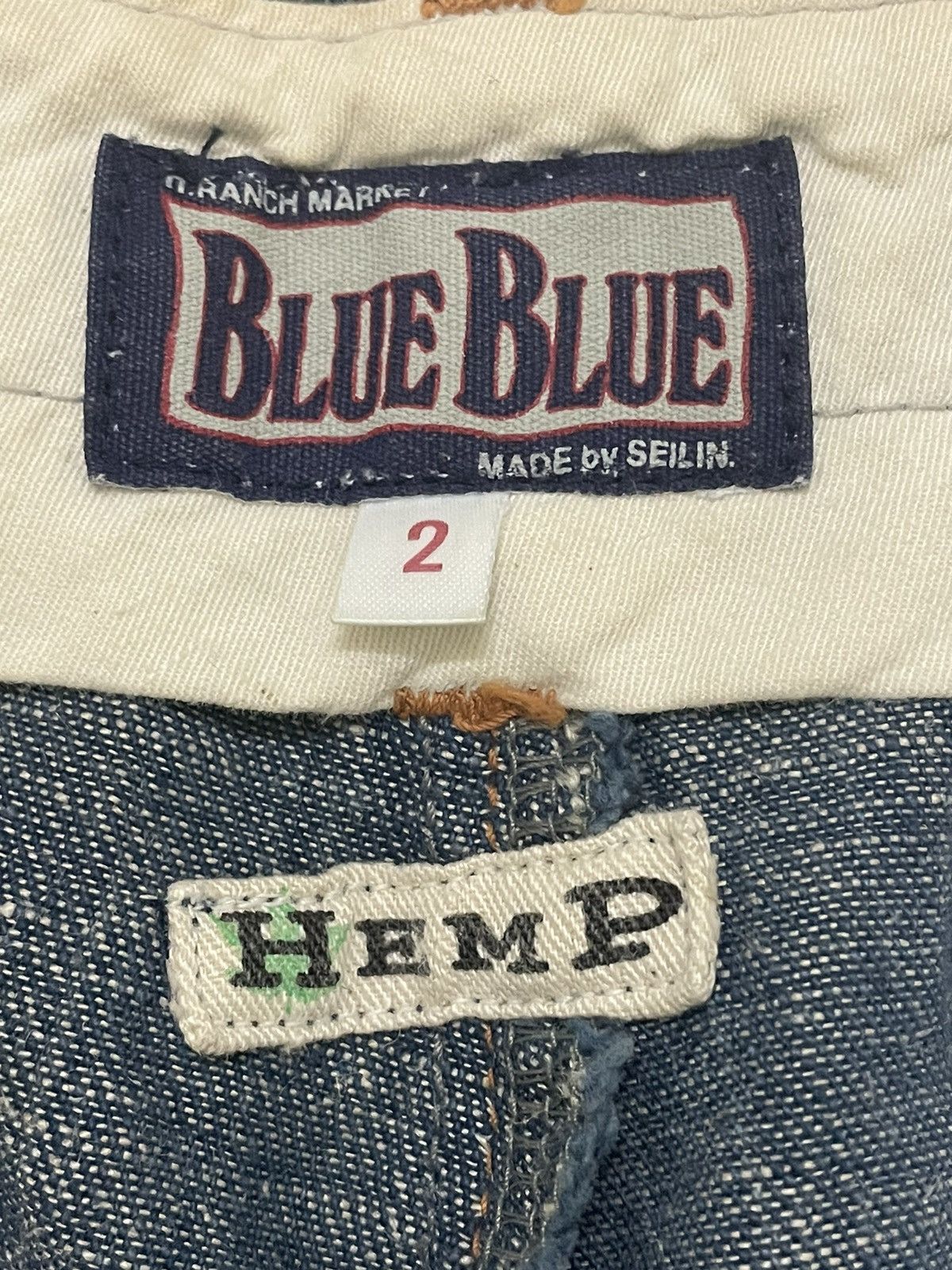 Blue Blue Japan × Indigo × Japanese Brand Japanese Brand Vintage Blue Blue Jeans Size US 32 / EU 48 - 10 Thumbnail