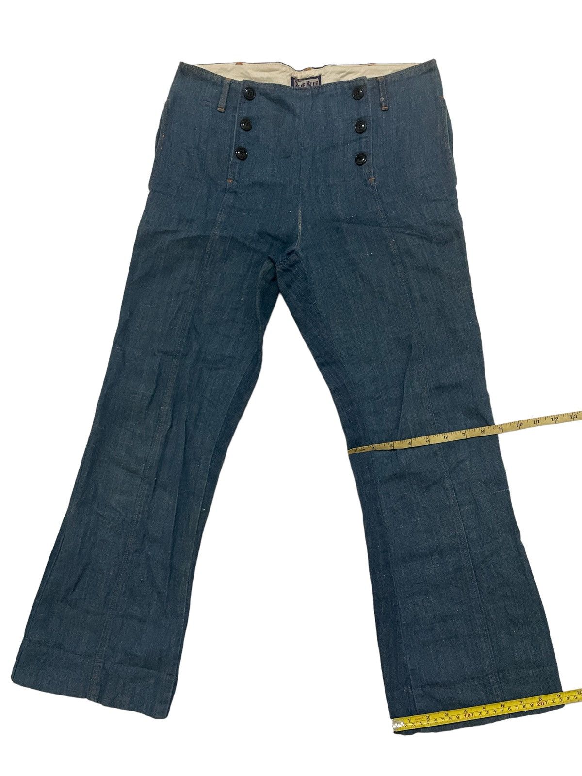 Blue Blue Japan × Indigo × Japanese Brand Japanese Brand Vintage Blue Blue Jeans Size US 32 / EU 48 - 9 Thumbnail