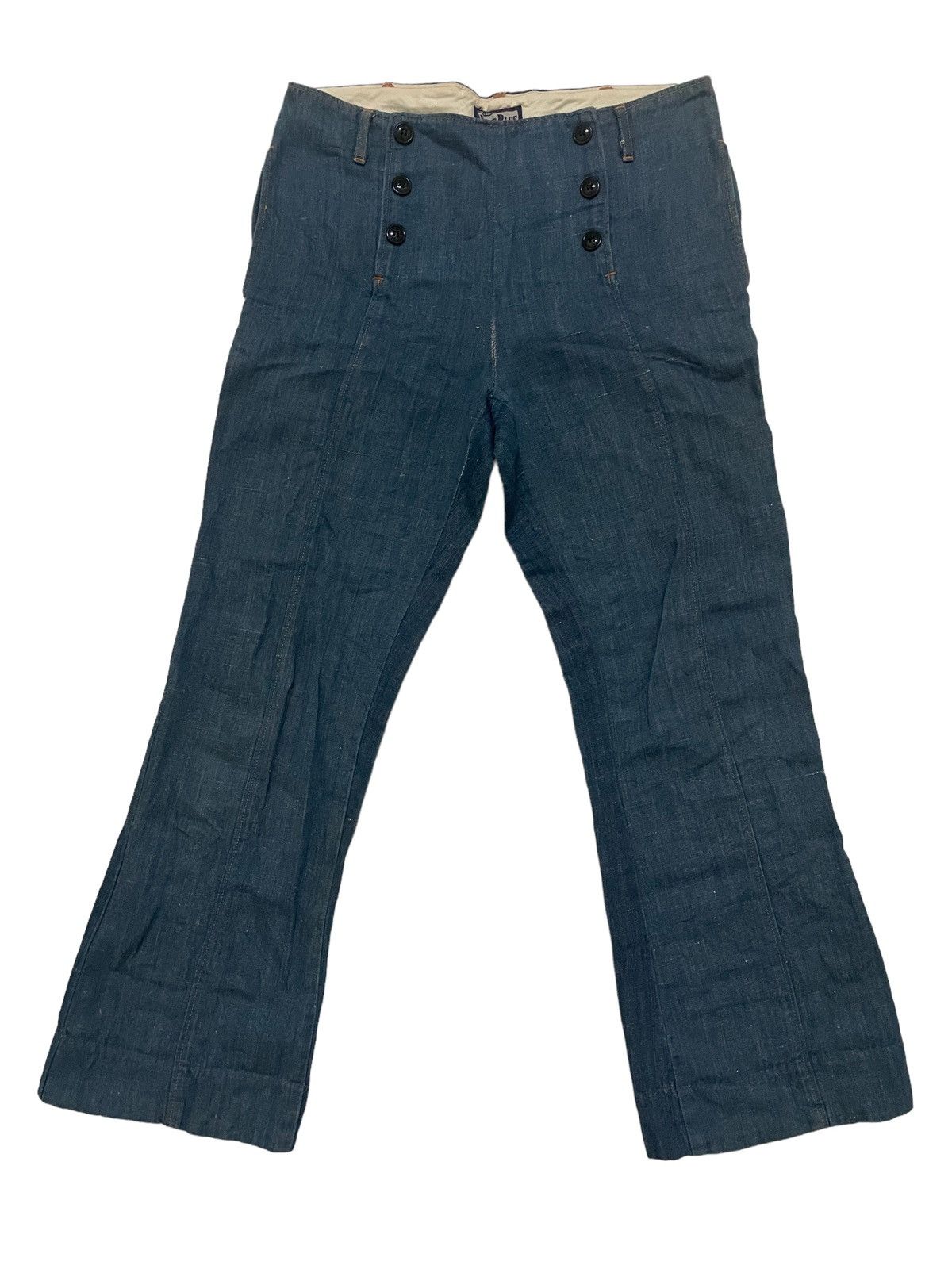 Blue Blue Japan × Indigo × Japanese Brand Japanese Brand Vintage Blue Blue Jeans Size US 32 / EU 48 - 1 Thumbnail